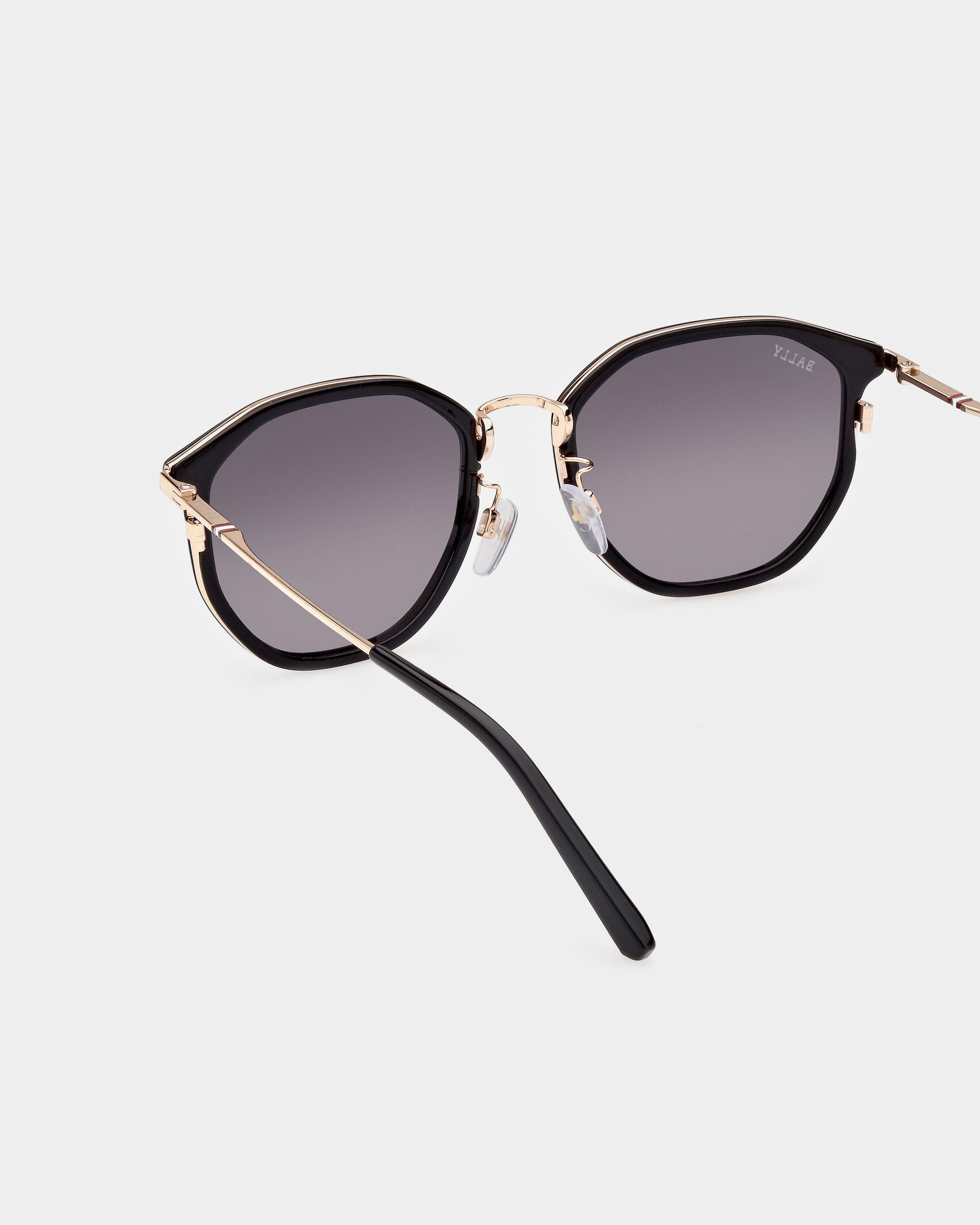 Occhiali Da Sole Languard In Metallo E Acetato Nero Con Lenti Grigie Sfumate - Uomo - Bally - 02