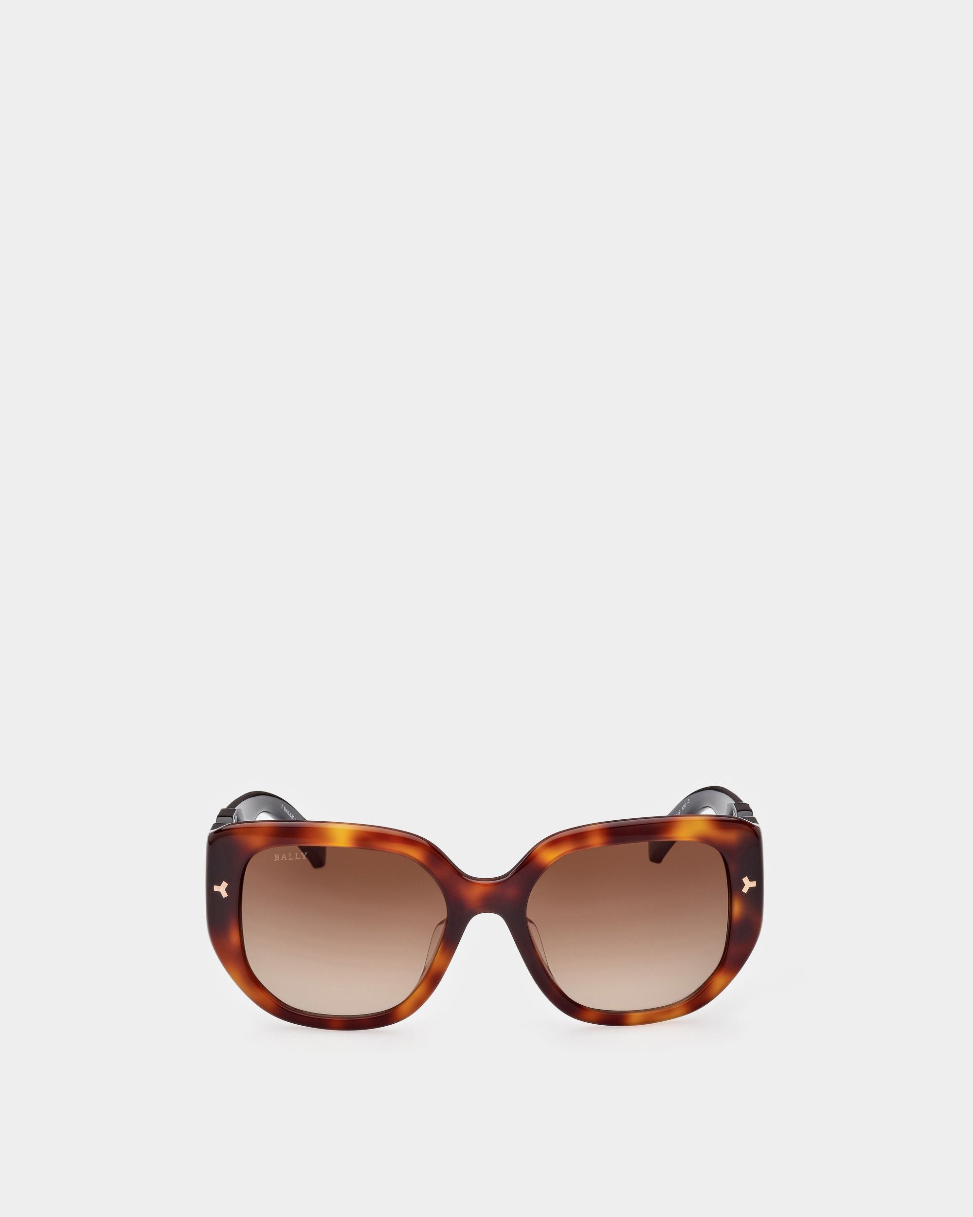 Nuna Acetat-Sonnenbrille In Havanna-Braun - Damen - Bally - 01