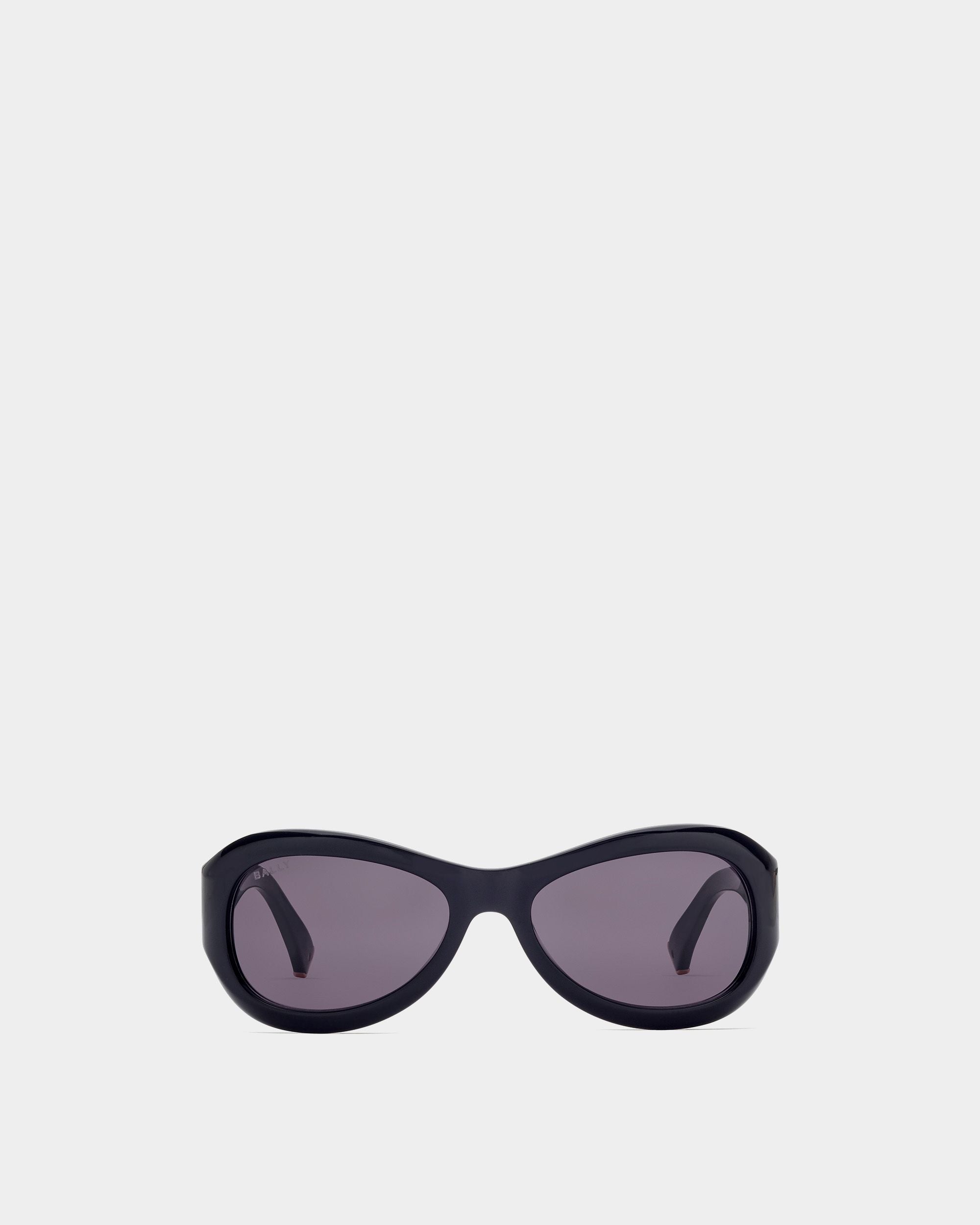 Maurice Acetate Sunglasses in Black and Smoke - Other - Bally - 01