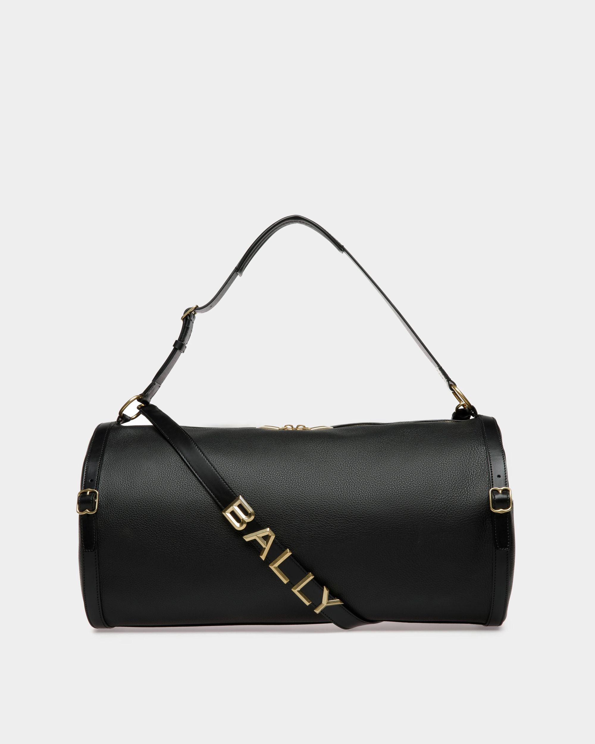 Big Gym Bag In Black Leather - Men's - Bally - 01