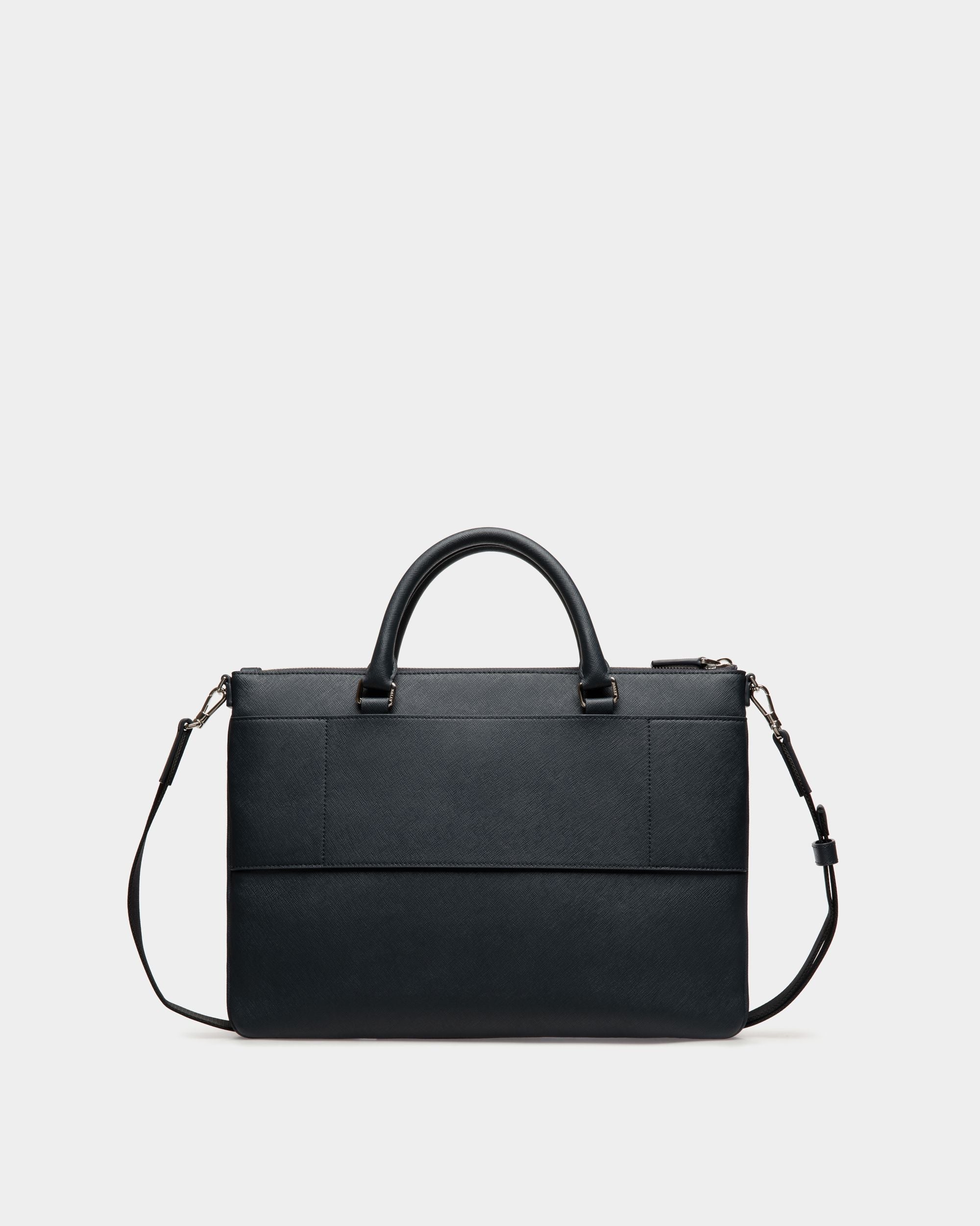 Brief Case In Blue Bovine Split - Herren - Bally - 02