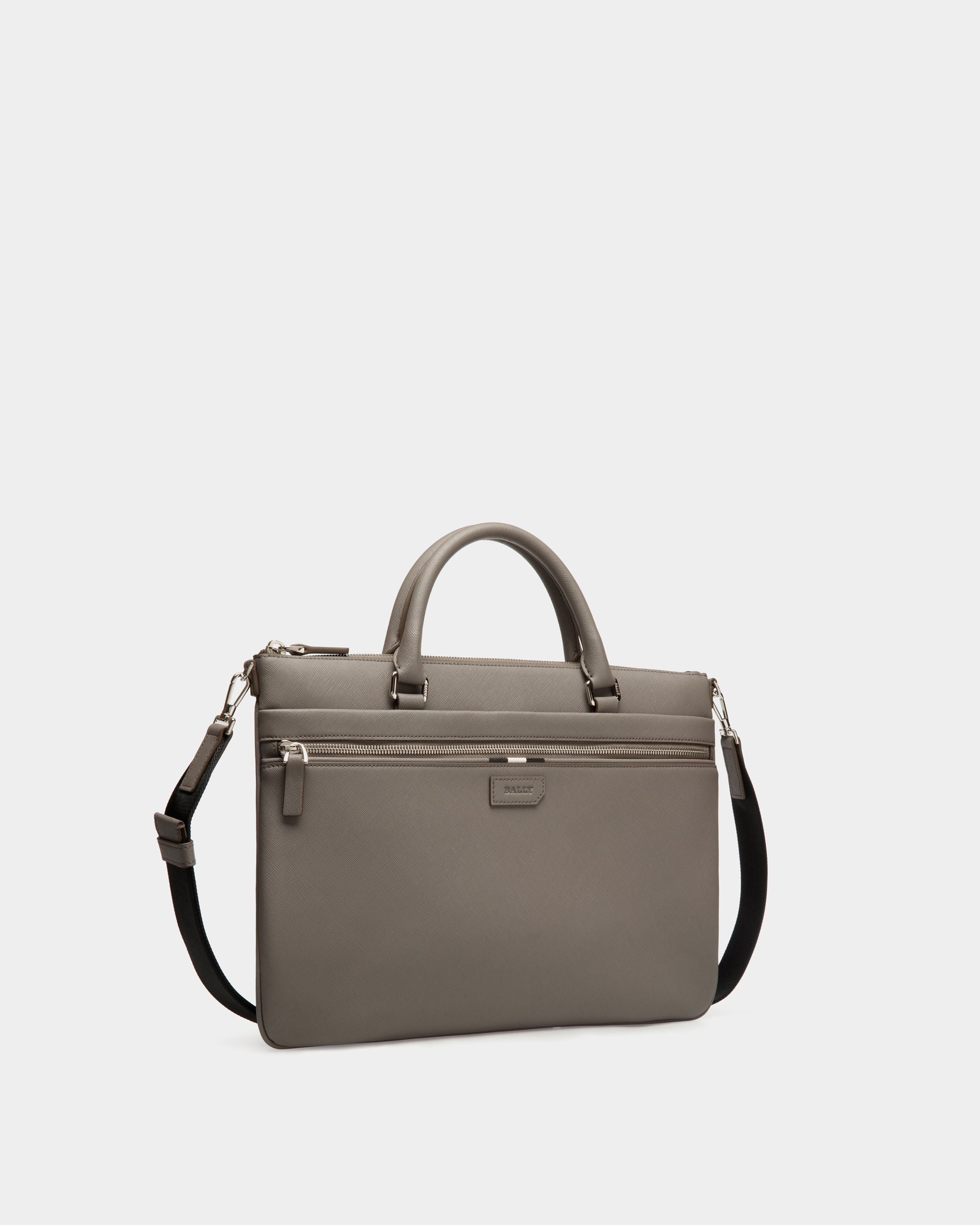 Brief Case In Grey Bovine Split - Herren - Bally - 03