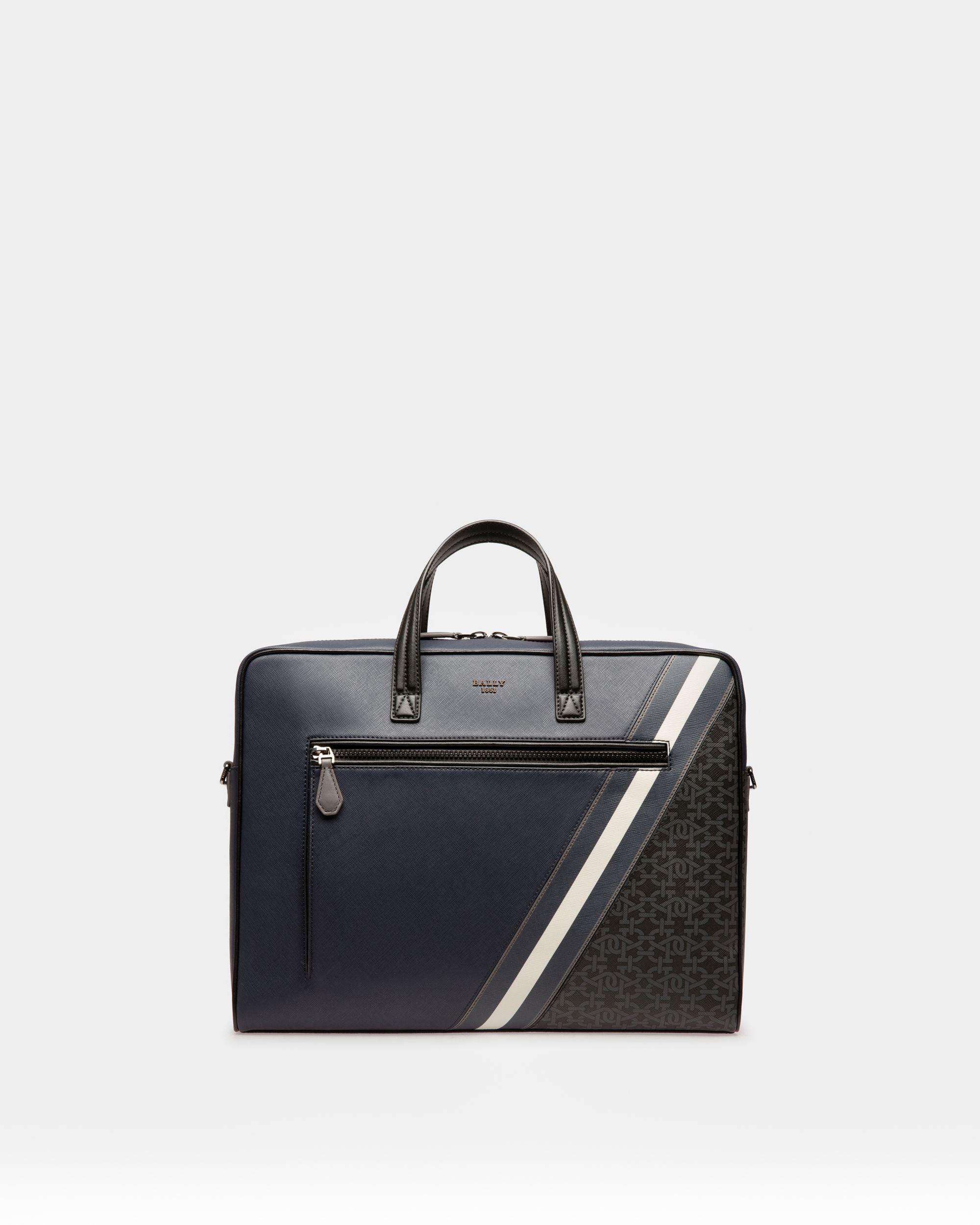 Mikes Beniness-Tasche Aus Marineblauem Leder Für Herren - Herren - Bally - 01