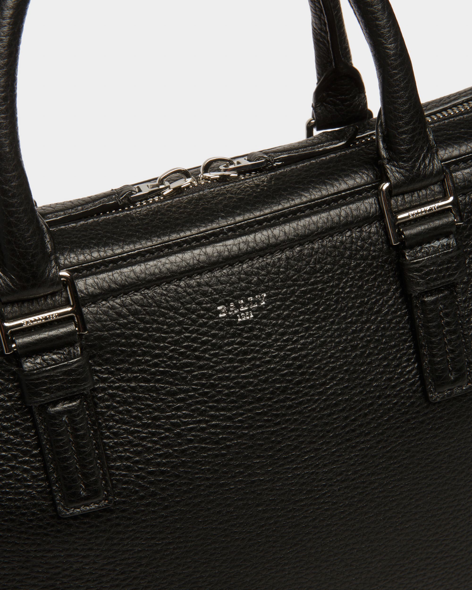 Sergy Sac Professionnel En Cuir Noir - Homme - Bally - 05