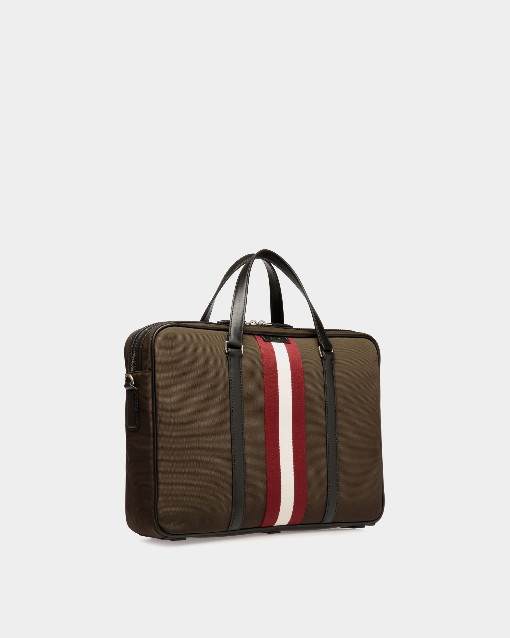 Cartella Code In Nylon Military Green - Uomo - Bally - 02