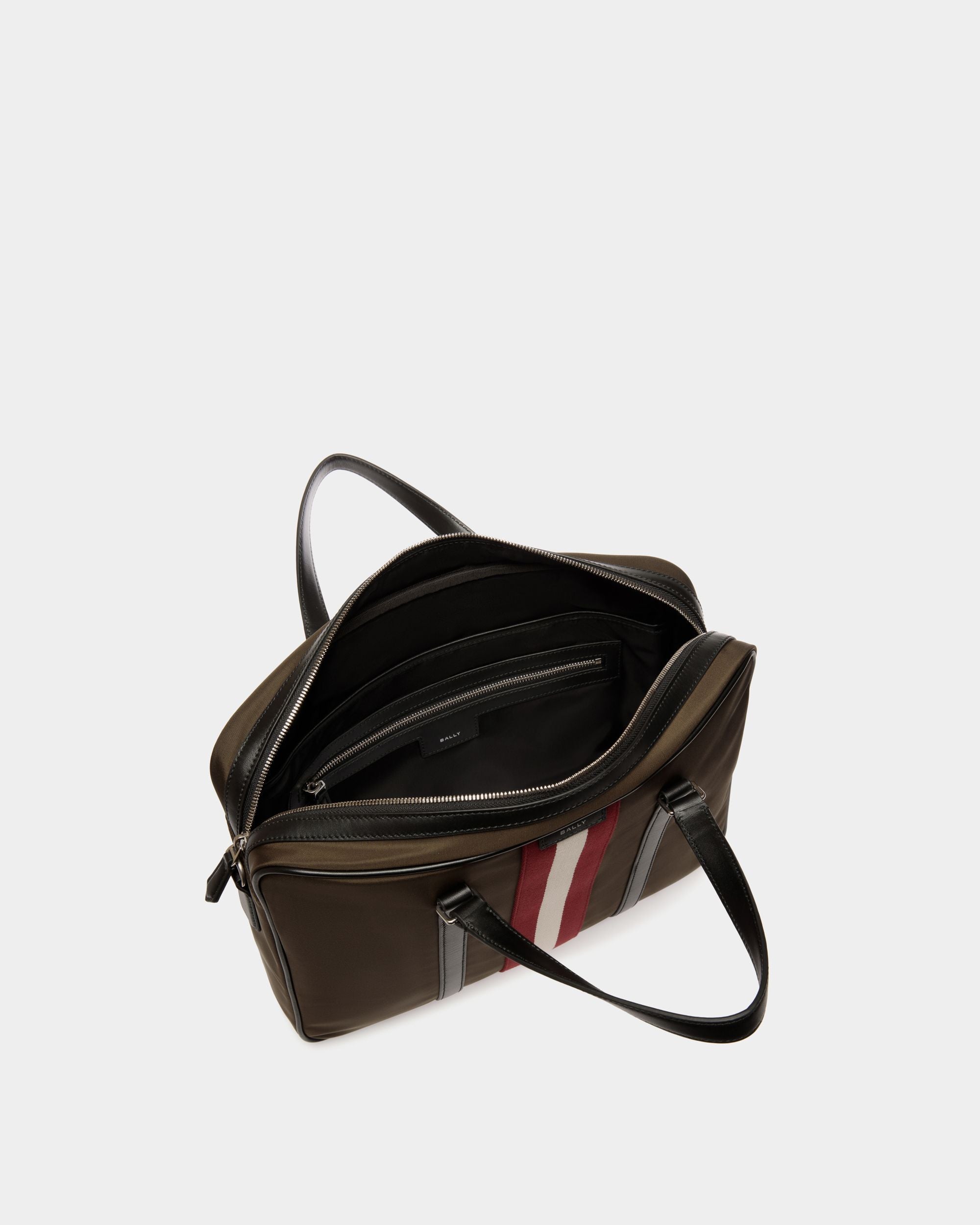 Cartella Code In Nylon Military Green - Uomo - Bally - 03
