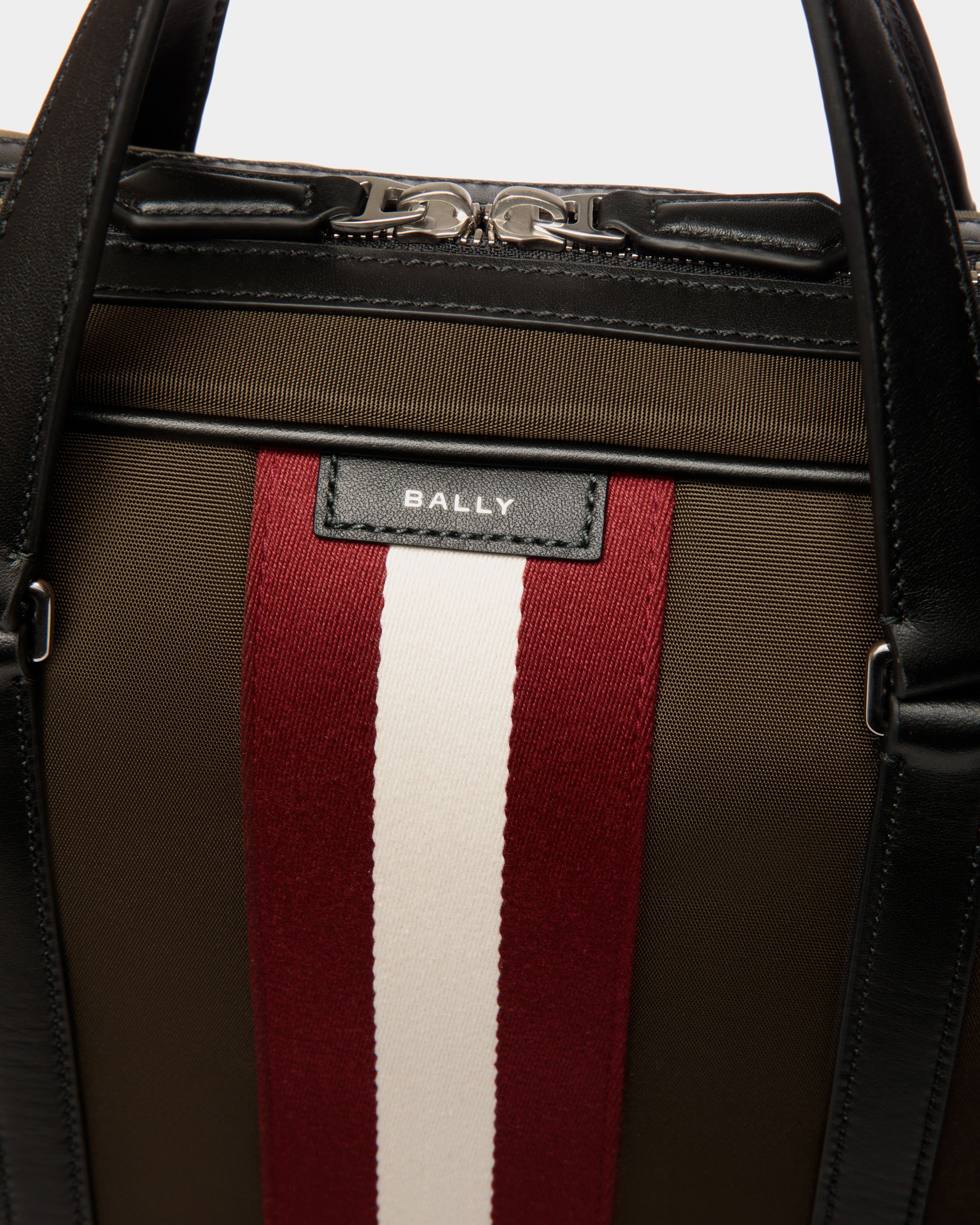 Cartella Code In Nylon Military Green - Uomo - Bally - 04
