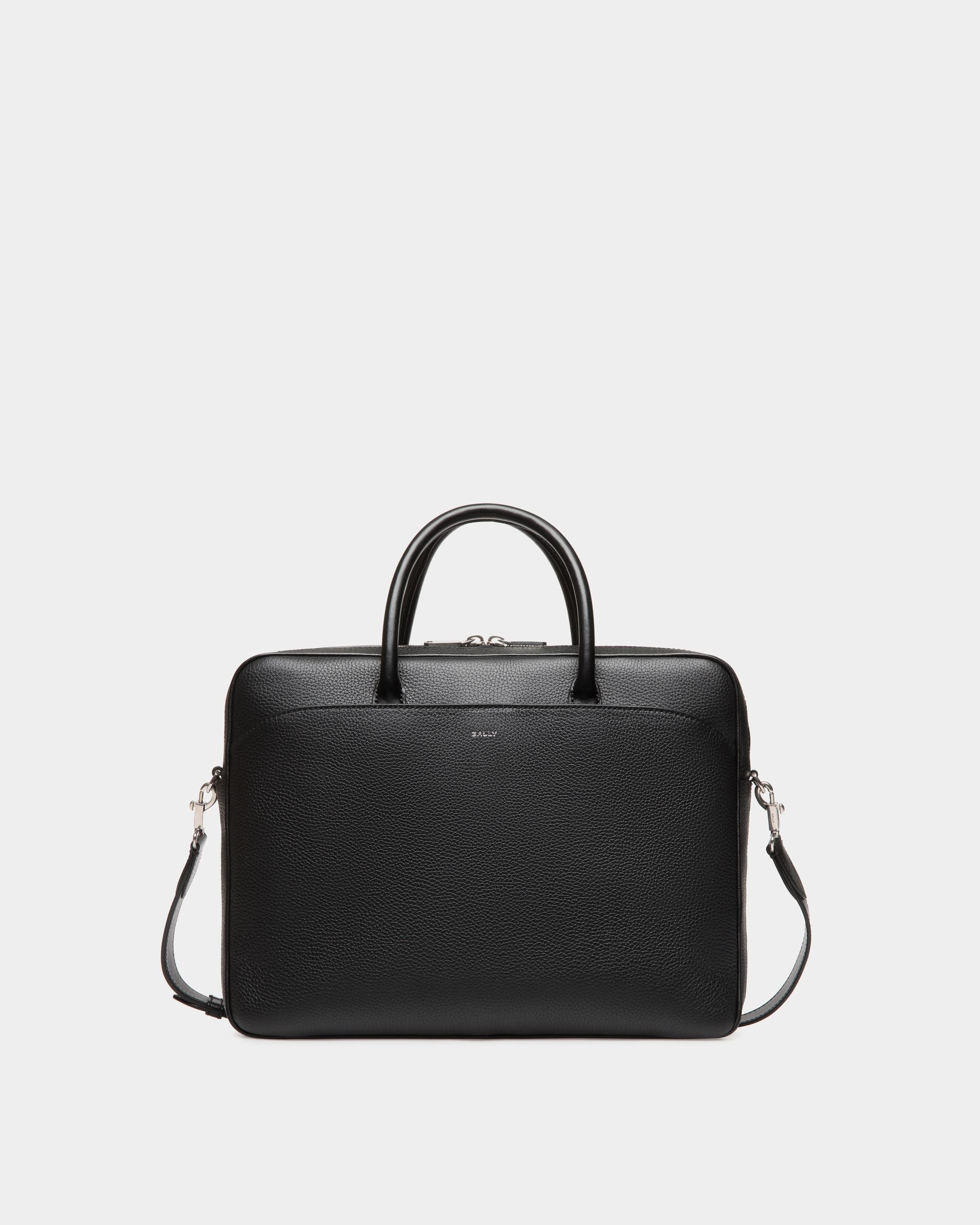 Cartella Oeden In Pelle Nera - Uomo - Bally - 01