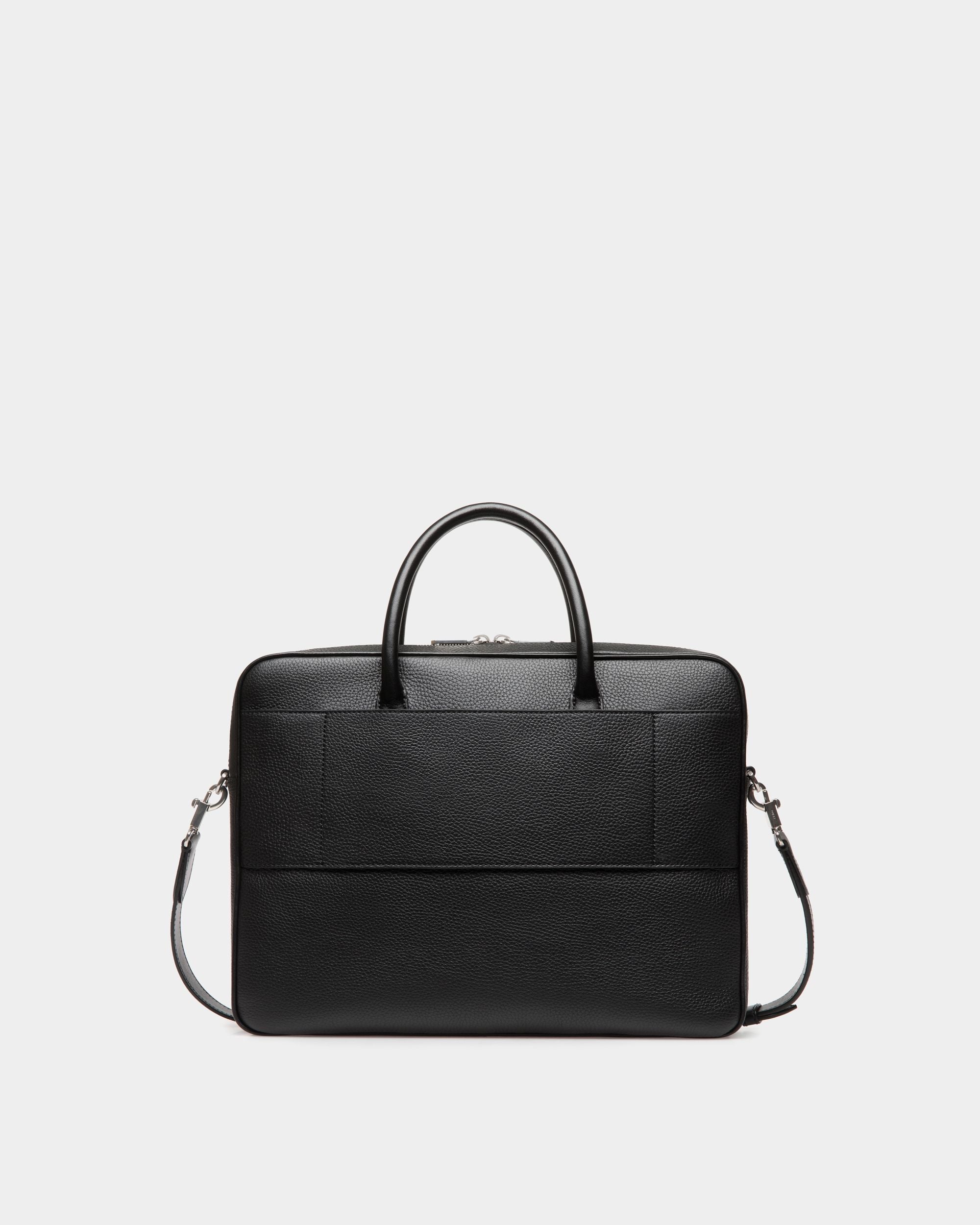 Cartella Oeden In Pelle Nera - Uomo - Bally - 02
