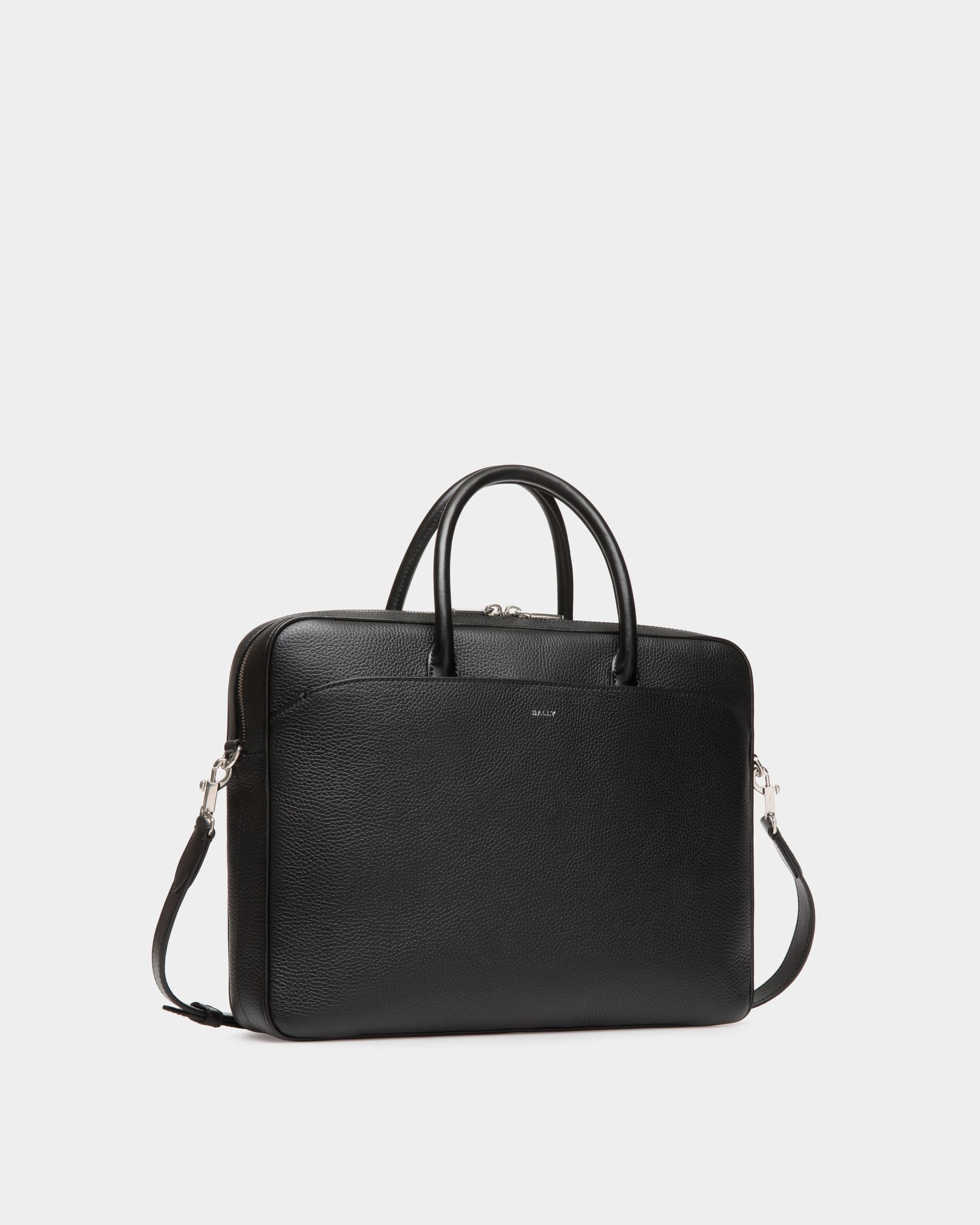 Cartella Oeden In Pelle Nera - Uomo - Bally - 03