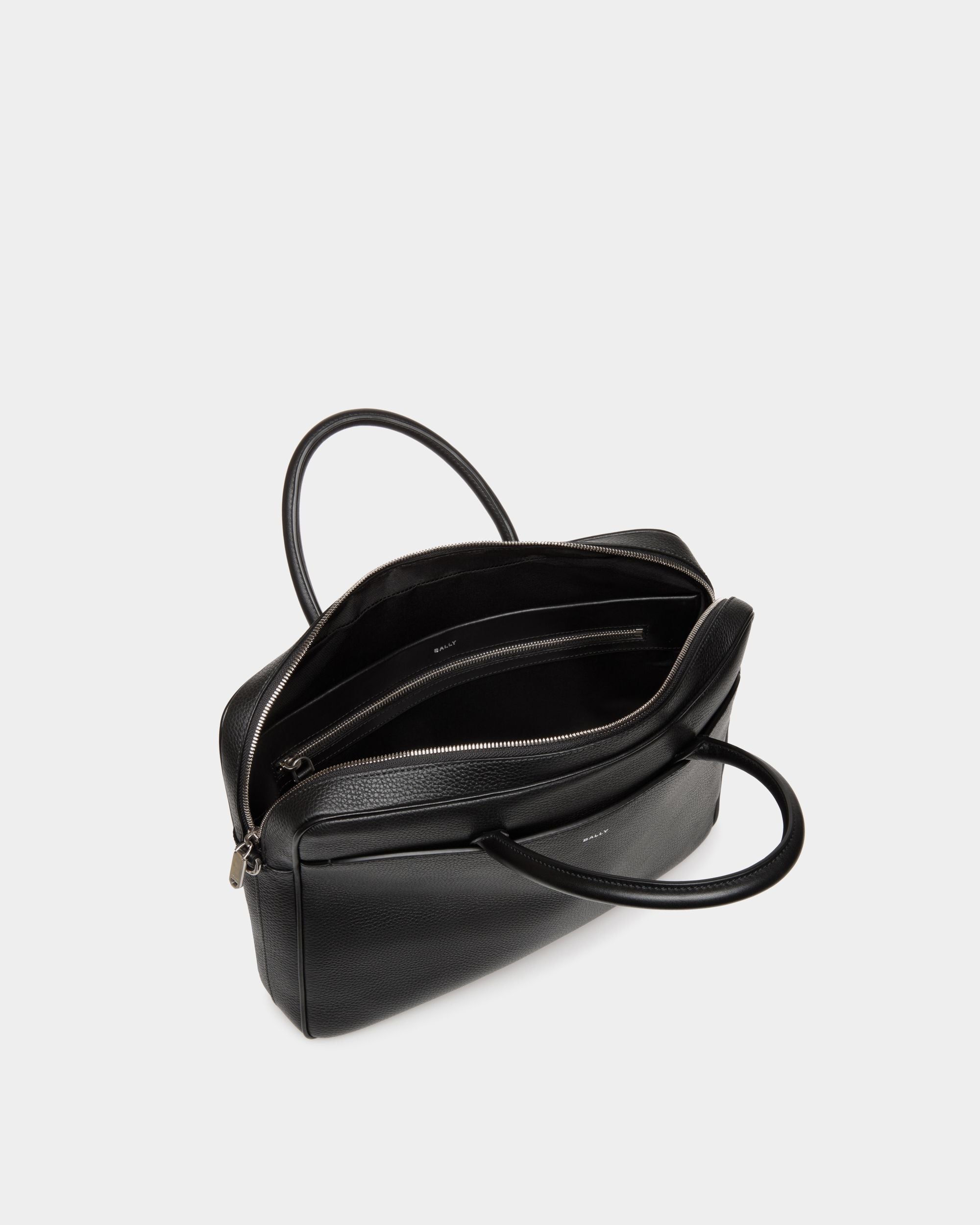 Cartella Oeden In Pelle Nera - Uomo - Bally - 04