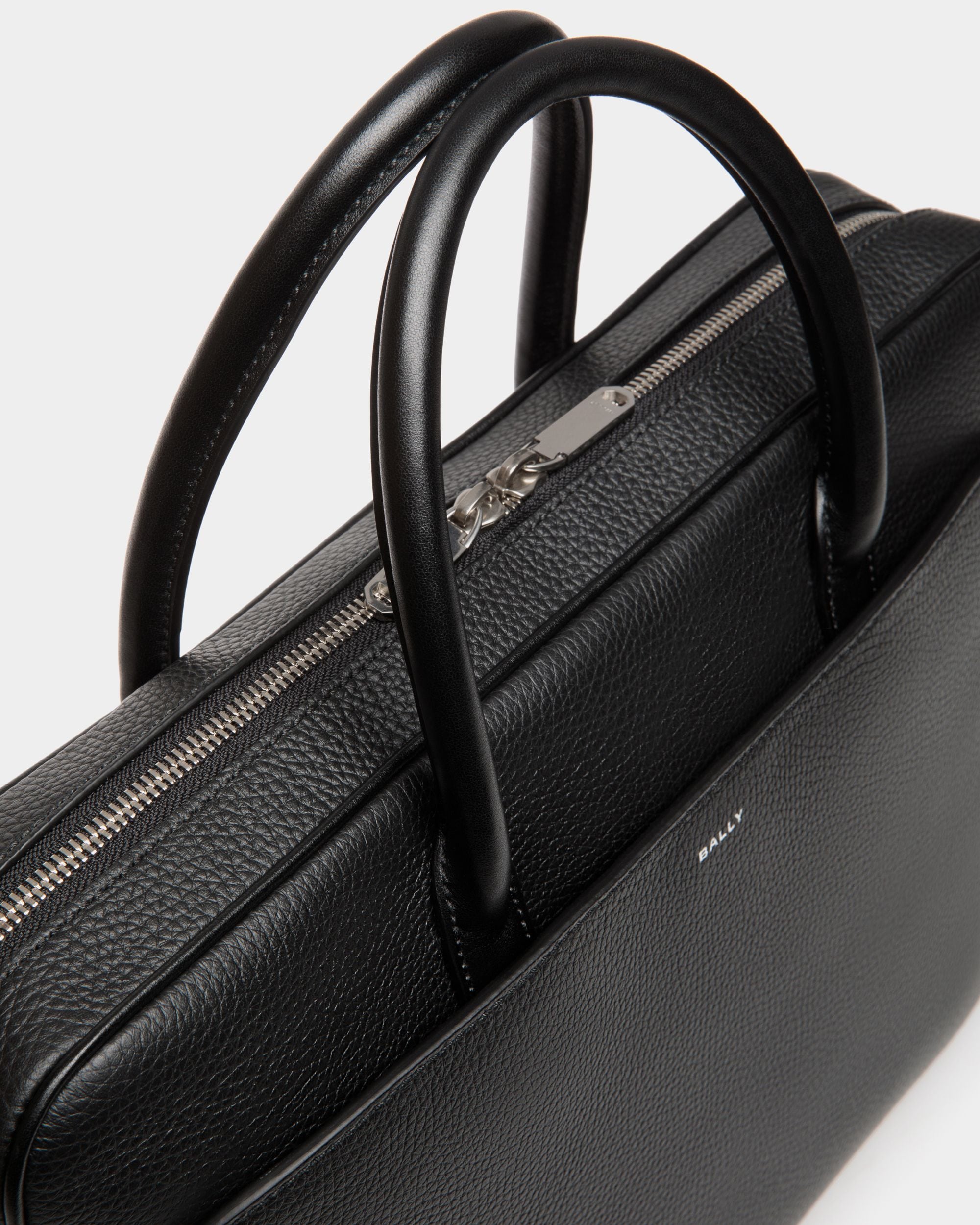 Cartella Oeden In Pelle Nera - Uomo - Bally - 05