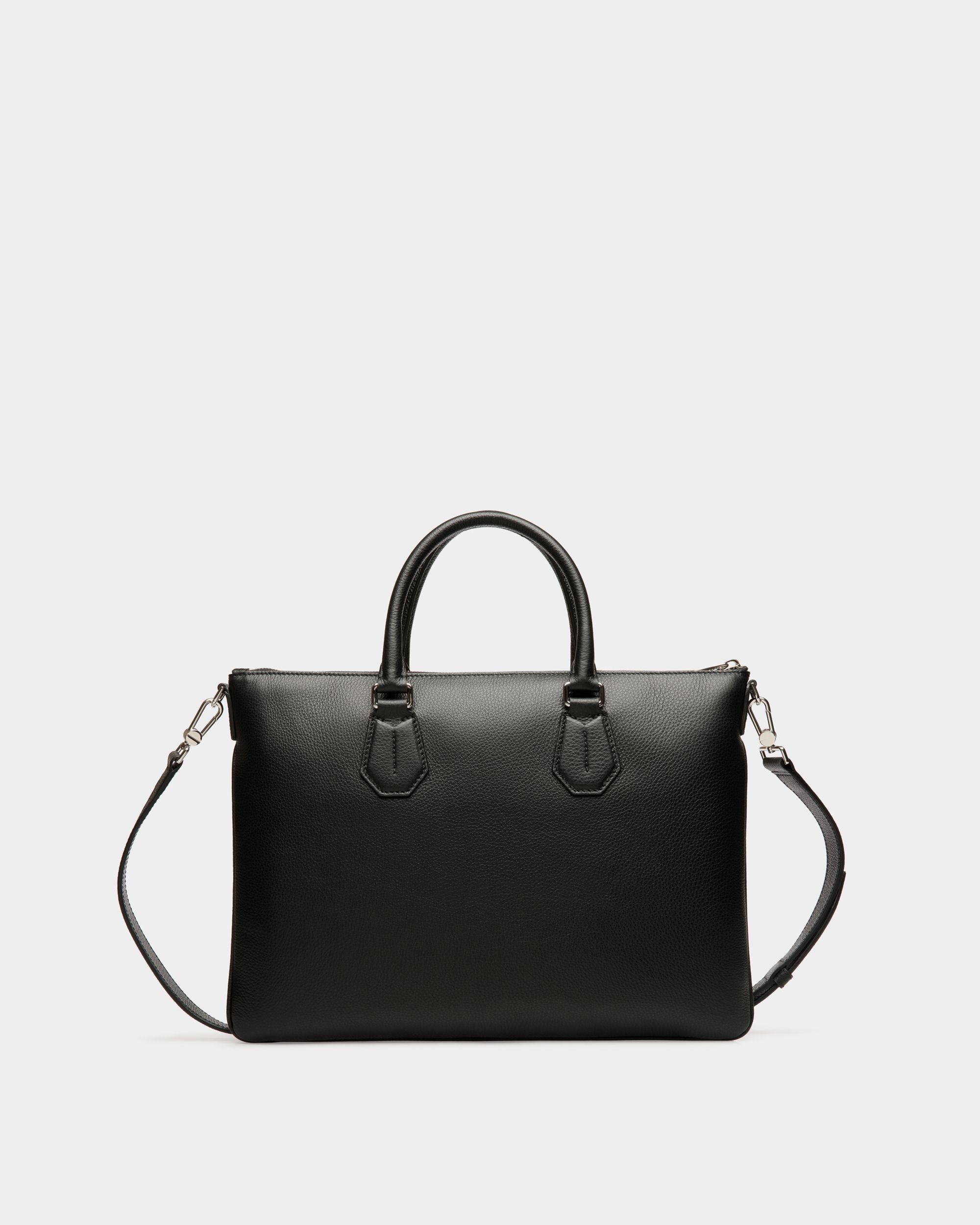 Business Bag In Black Leather - Herren - Bally - 02
