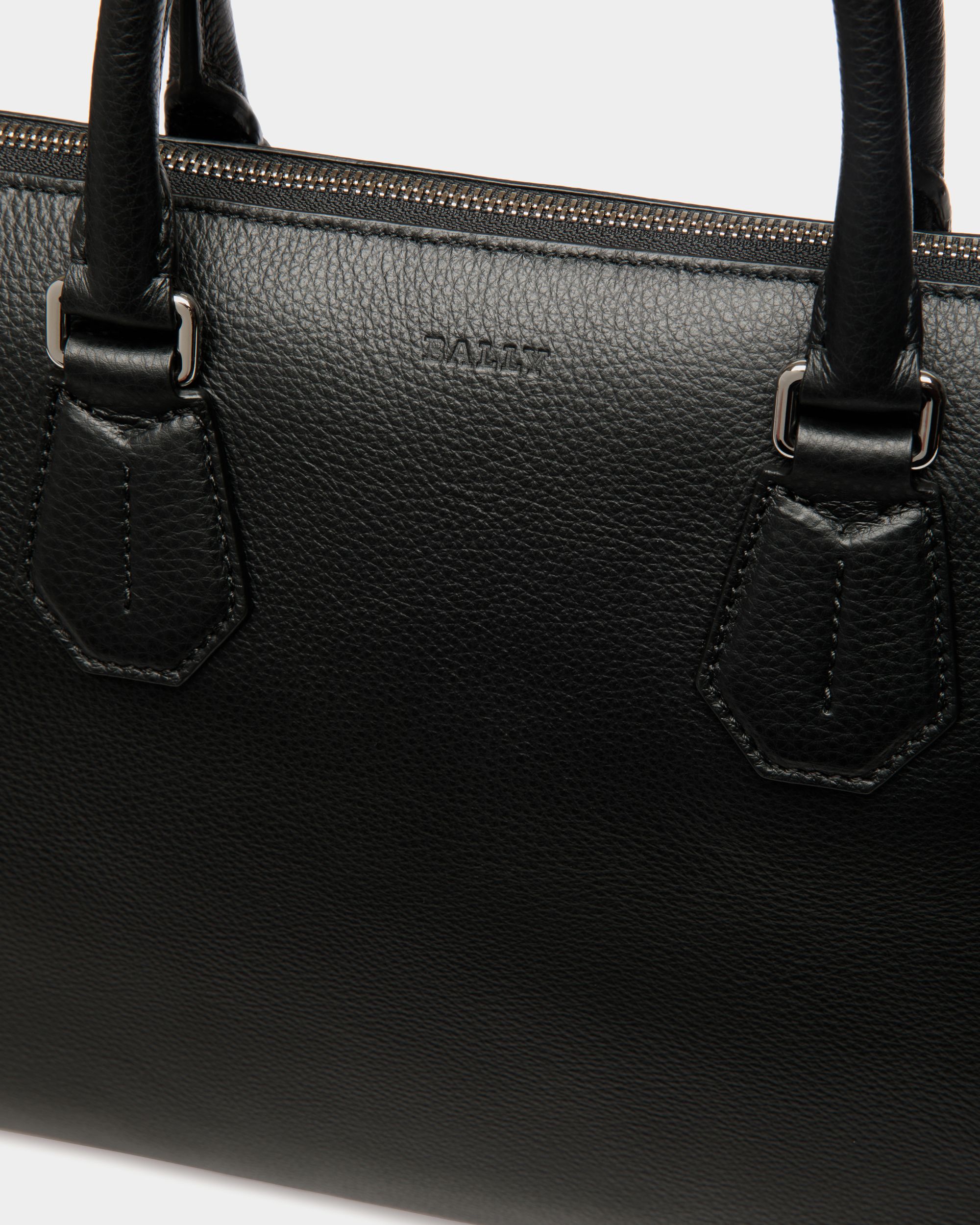 Business Bag In Black Leather - Herren - Bally - 05