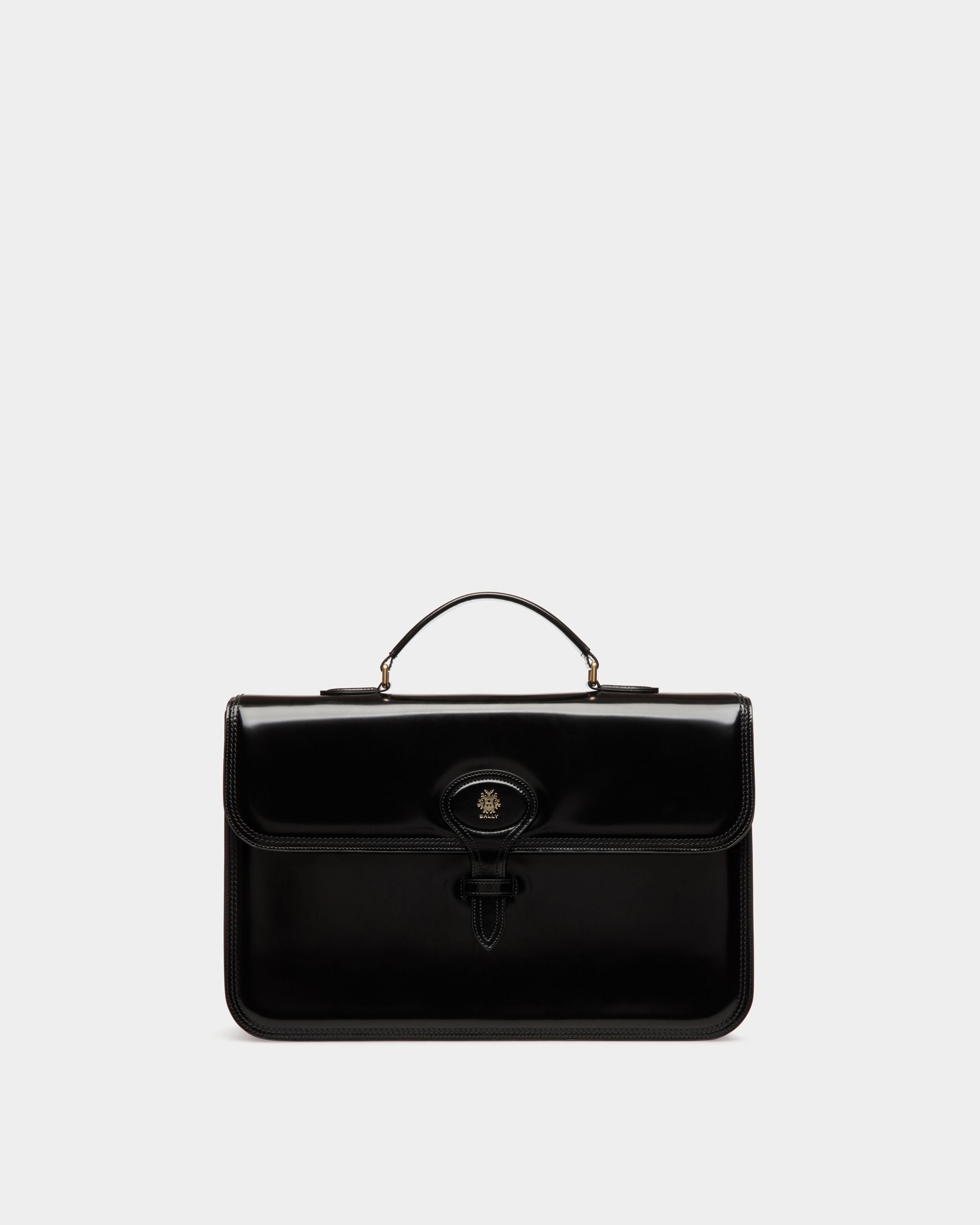 Beckett Aktentasche Aus Leder In Schwarz - Homme - Bally - 01