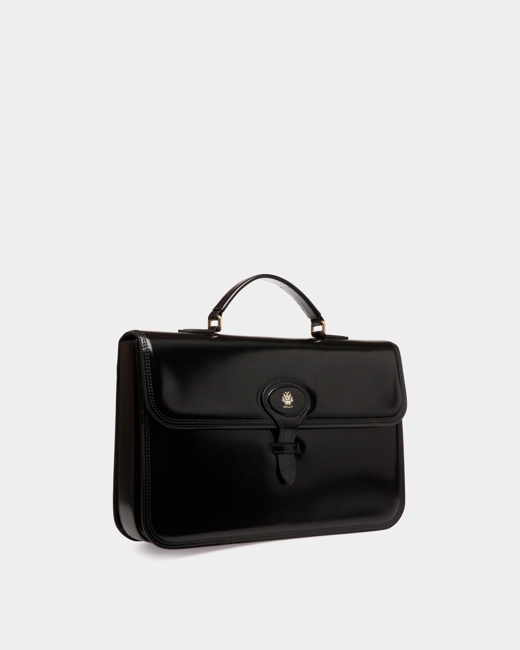 Cartable Beckett En Cuir Noir - Homme - Bally - 03