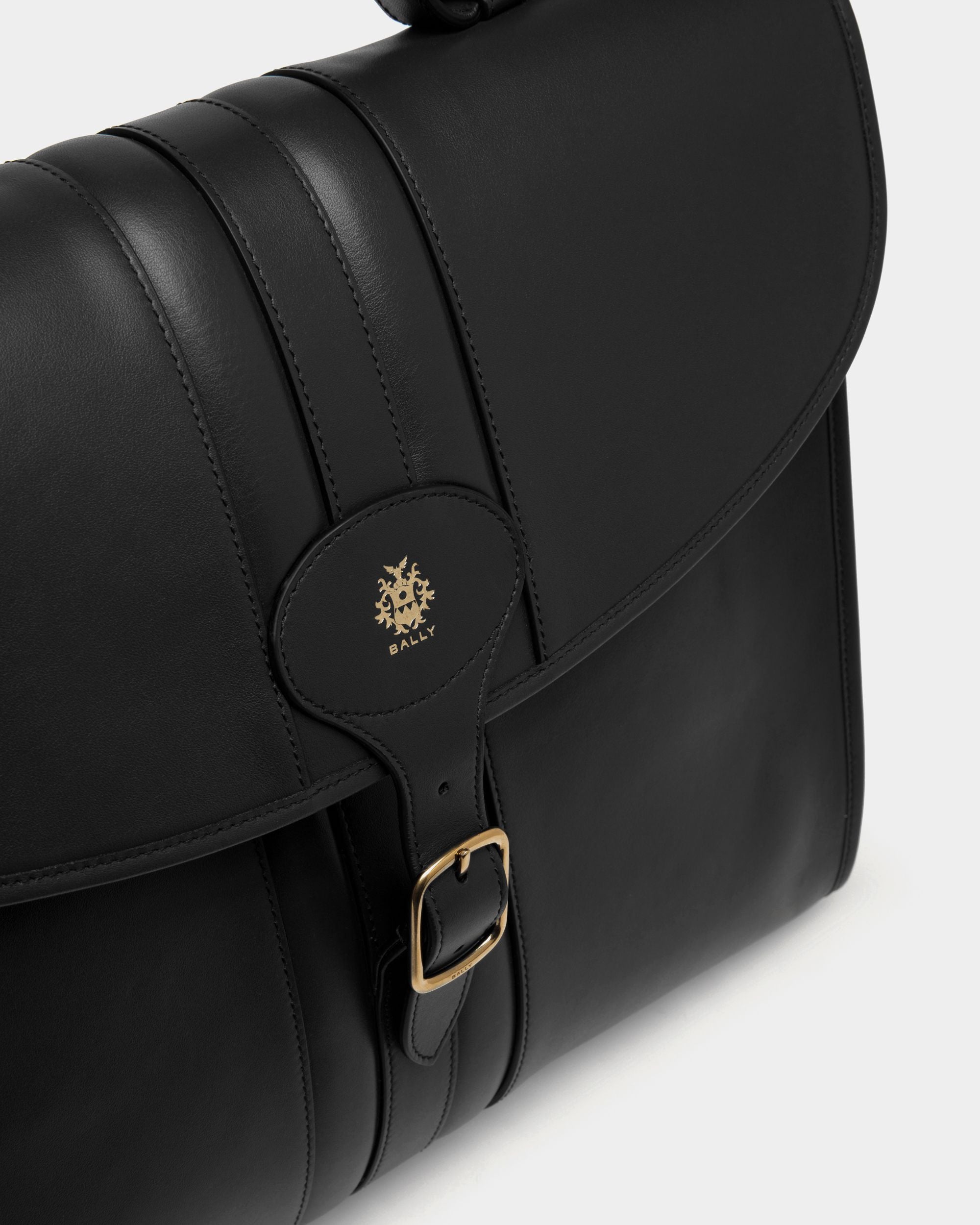 Cartella Beckett In Pelle Nera - Uomo - Bally - 05