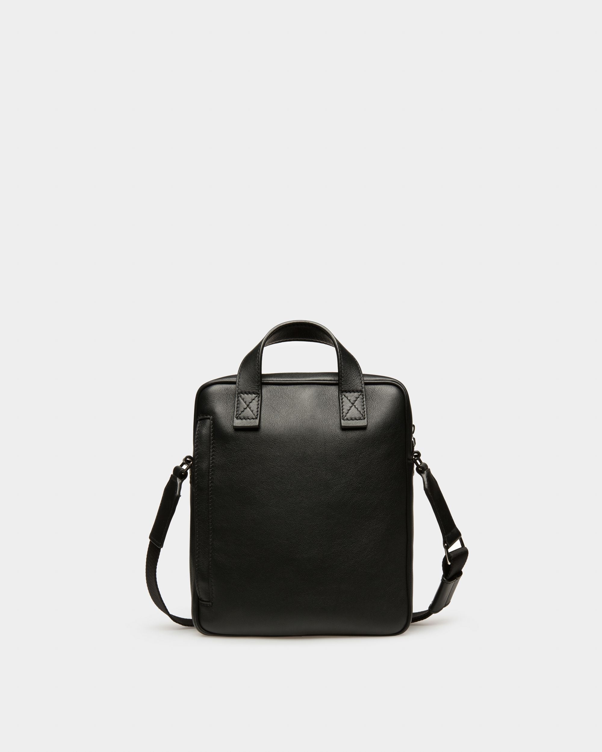Holmis Sac À Bandoulière En Cuir Noir Et Vert - Homme - Bally - 03