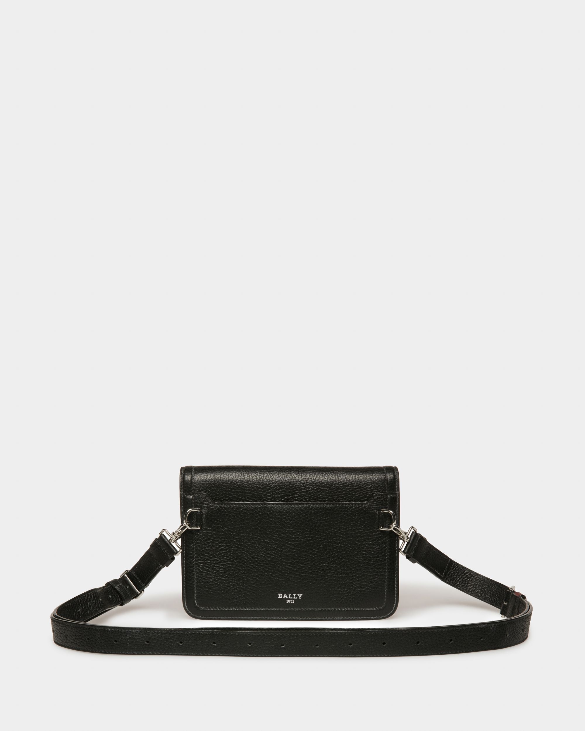Sacres Leder-Umhängetasche In Schwarz - Herren - Bally - 02