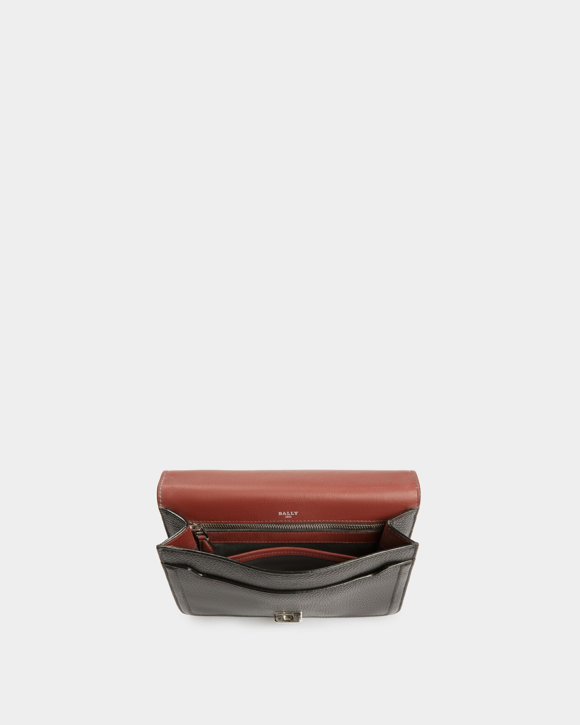Sacres Leder-Umhängetasche In Schwarz - Herren - Bally - 04
