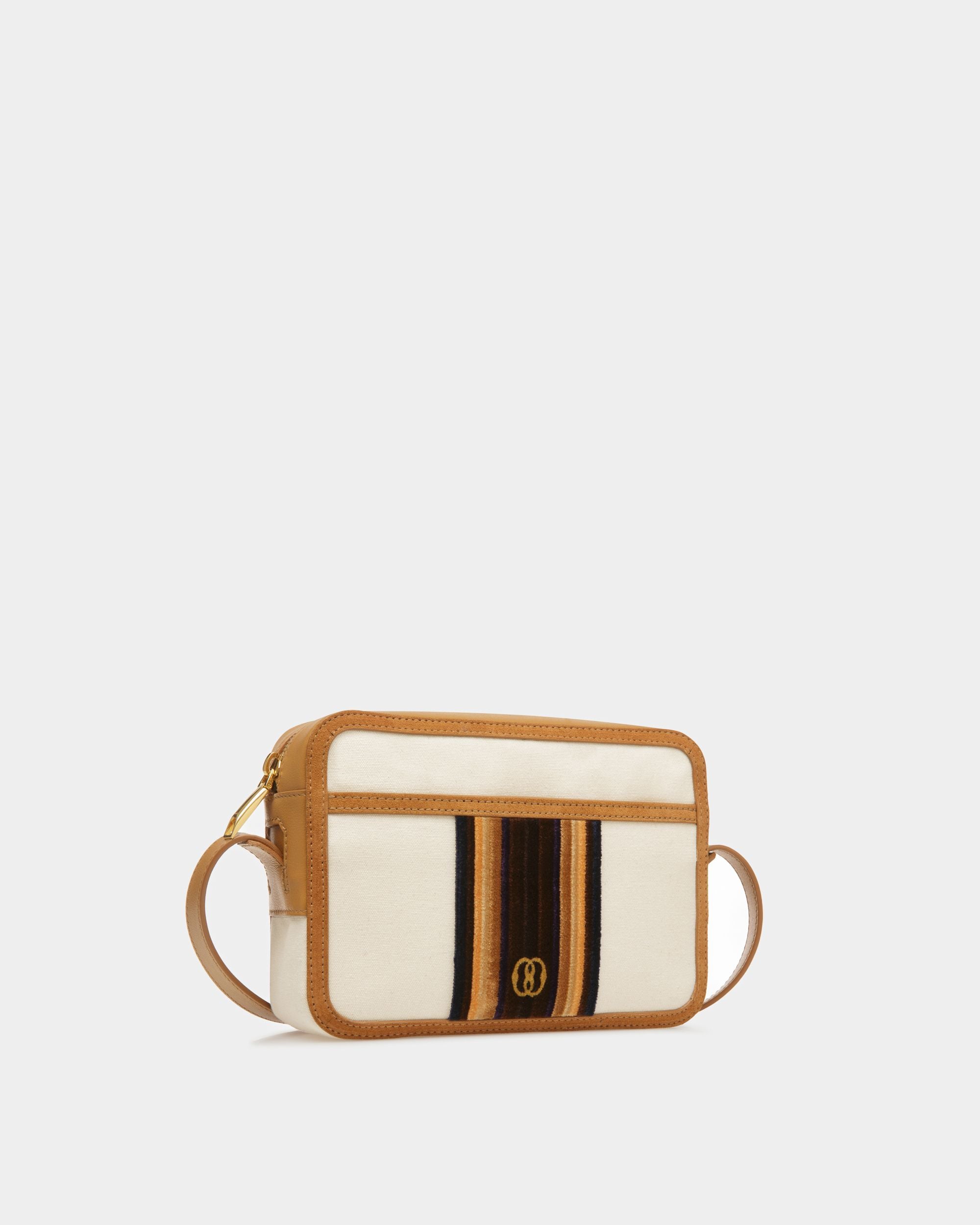 Sac à bandoulière Gare En tissu naturel et couleur désert - Homme - Bally - 04