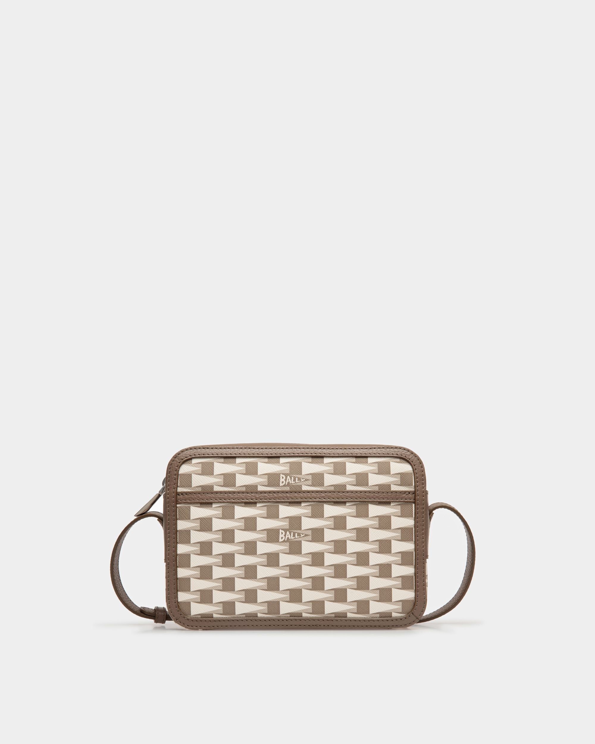 Sac À Bandoulière Pennant En TPU Beige Avec Motif Pennant - Homme - Bally - 01