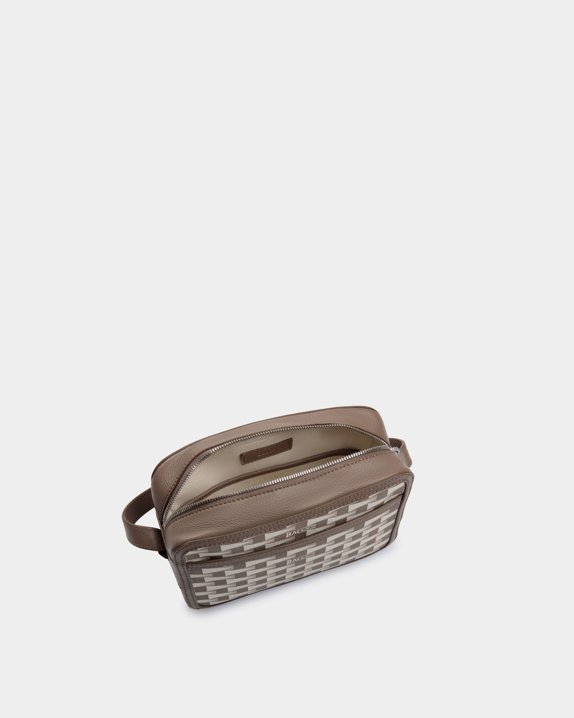 Sac À Bandoulière Pennant En TPU Beige Avec Motif Pennant - Homme - Bally - 04