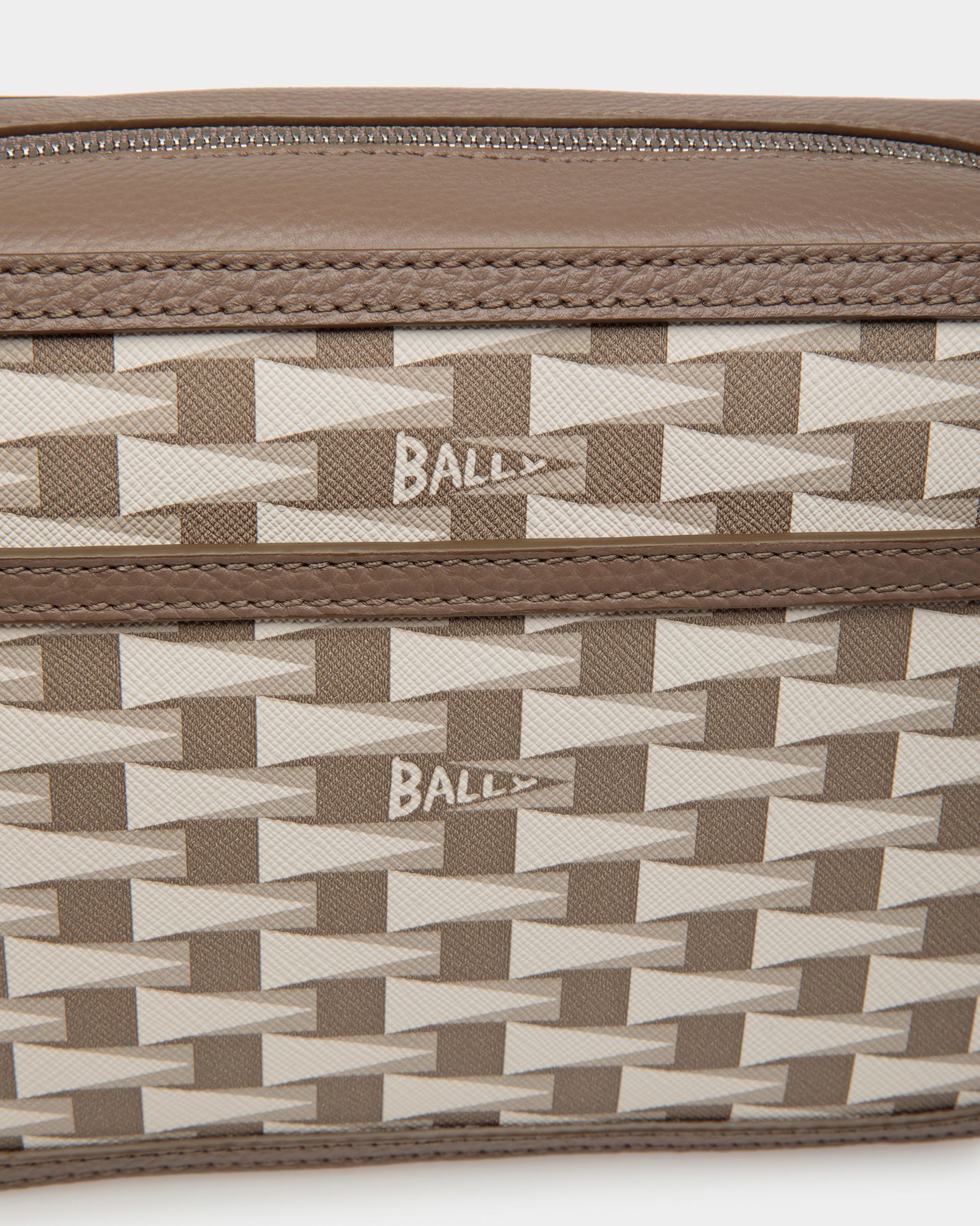 Sac À Bandoulière Pennant En TPU Beige Avec Motif Pennant - Homme - Bally - 05