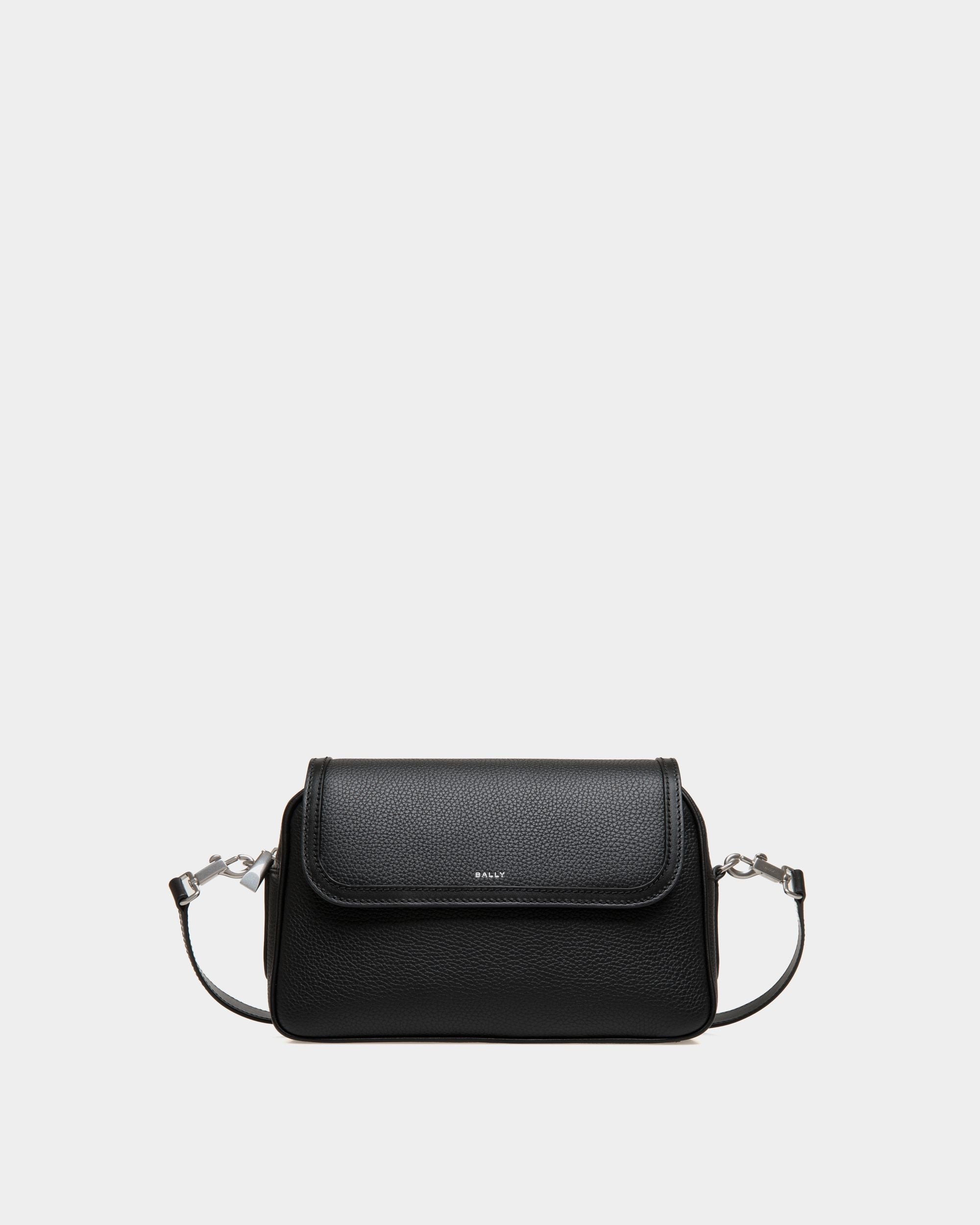 Sac À Bandoulière Spin En Cuir Noir - Homme - Bally - 01