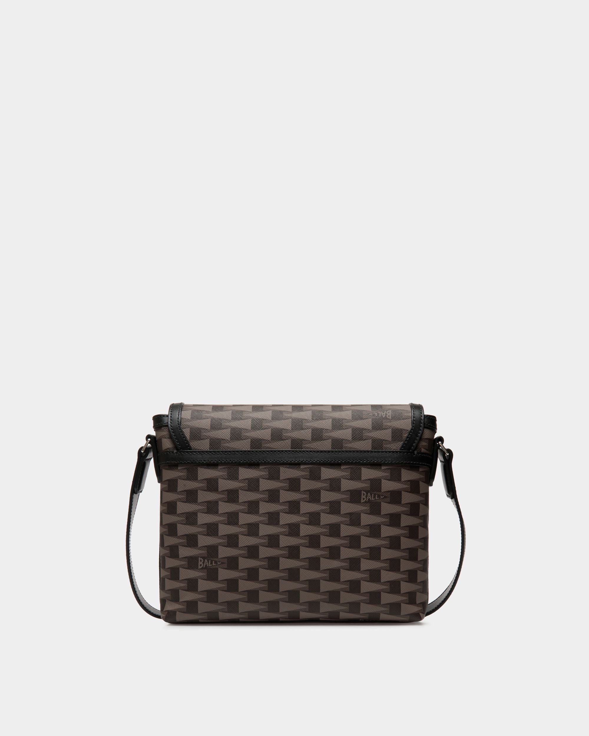 Sac À Bandoulière Pennant Motif Pennant Noir - Homme - Bally - 02