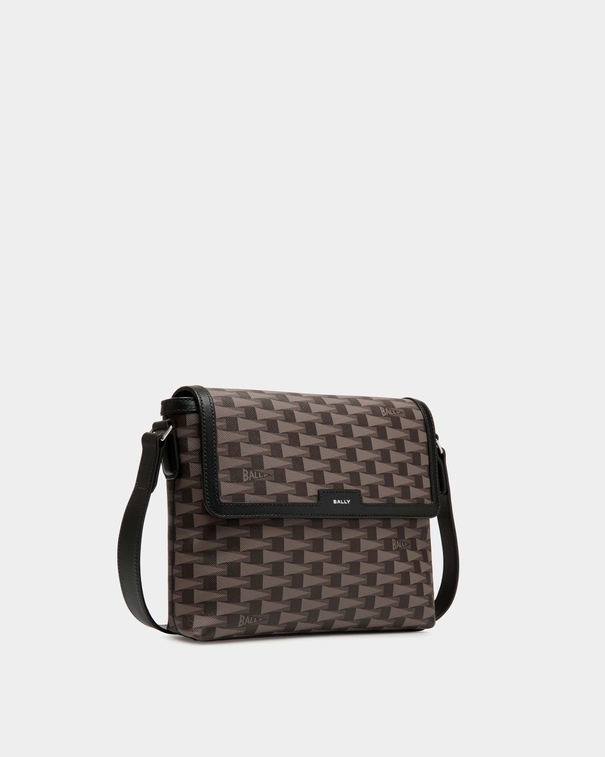 Sac À Bandoulière Pennant Motif Pennant Noir - Homme - Bally - 03