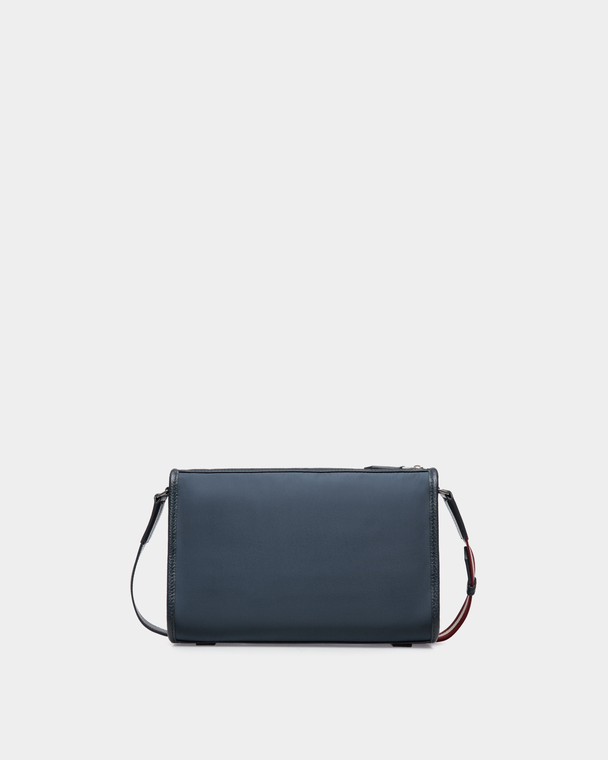 Kleine Code Umhängetasche Aus Nylon In Navy Blue - Herren - Bally - 02