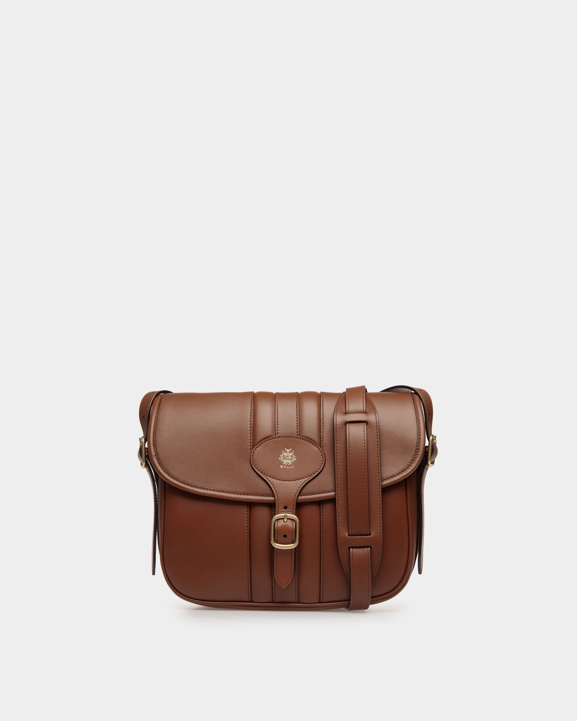 Beckett Umhängetasche Aus Leder In Braun - Herren - Bally - 01