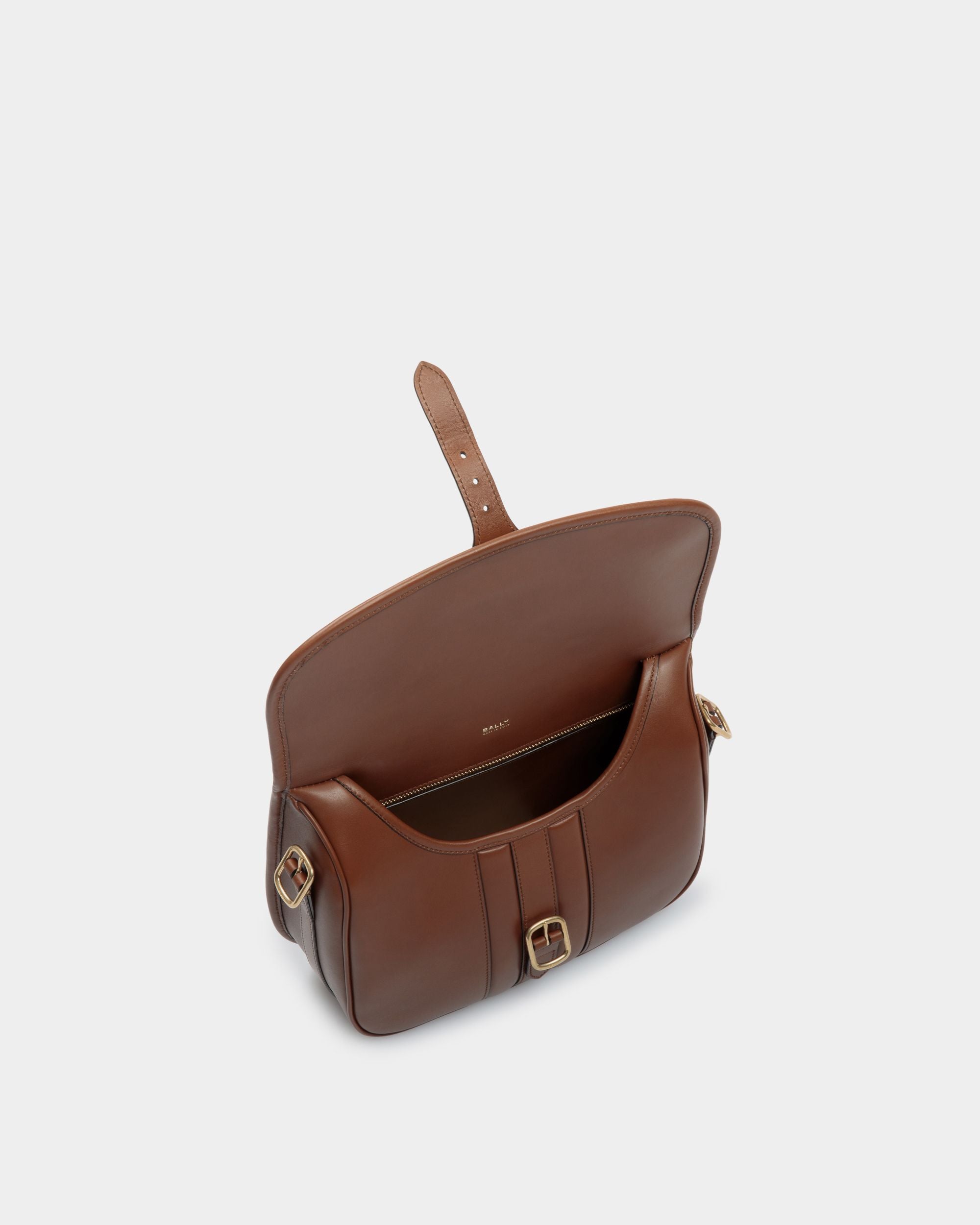 Beckett Umhängetasche Aus Leder In Braun - Herren - Bally - 04