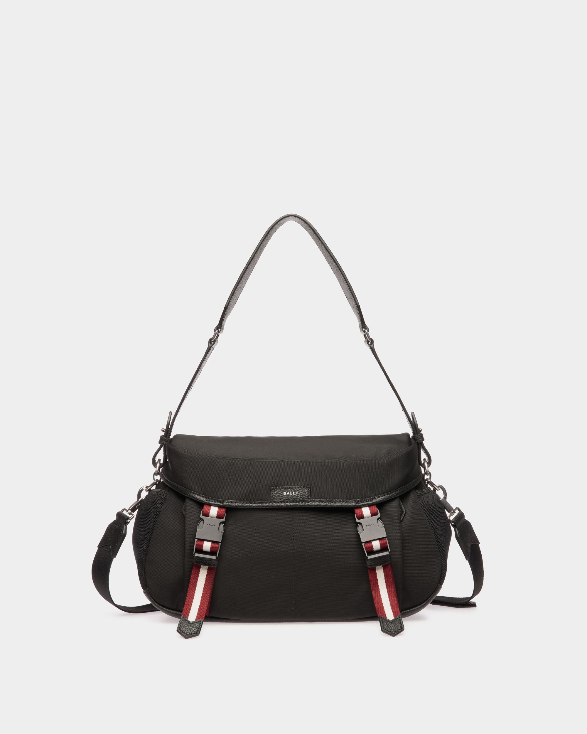Borsa A Tracolla Code In Nylon Nero - Uomo - Bally - 01