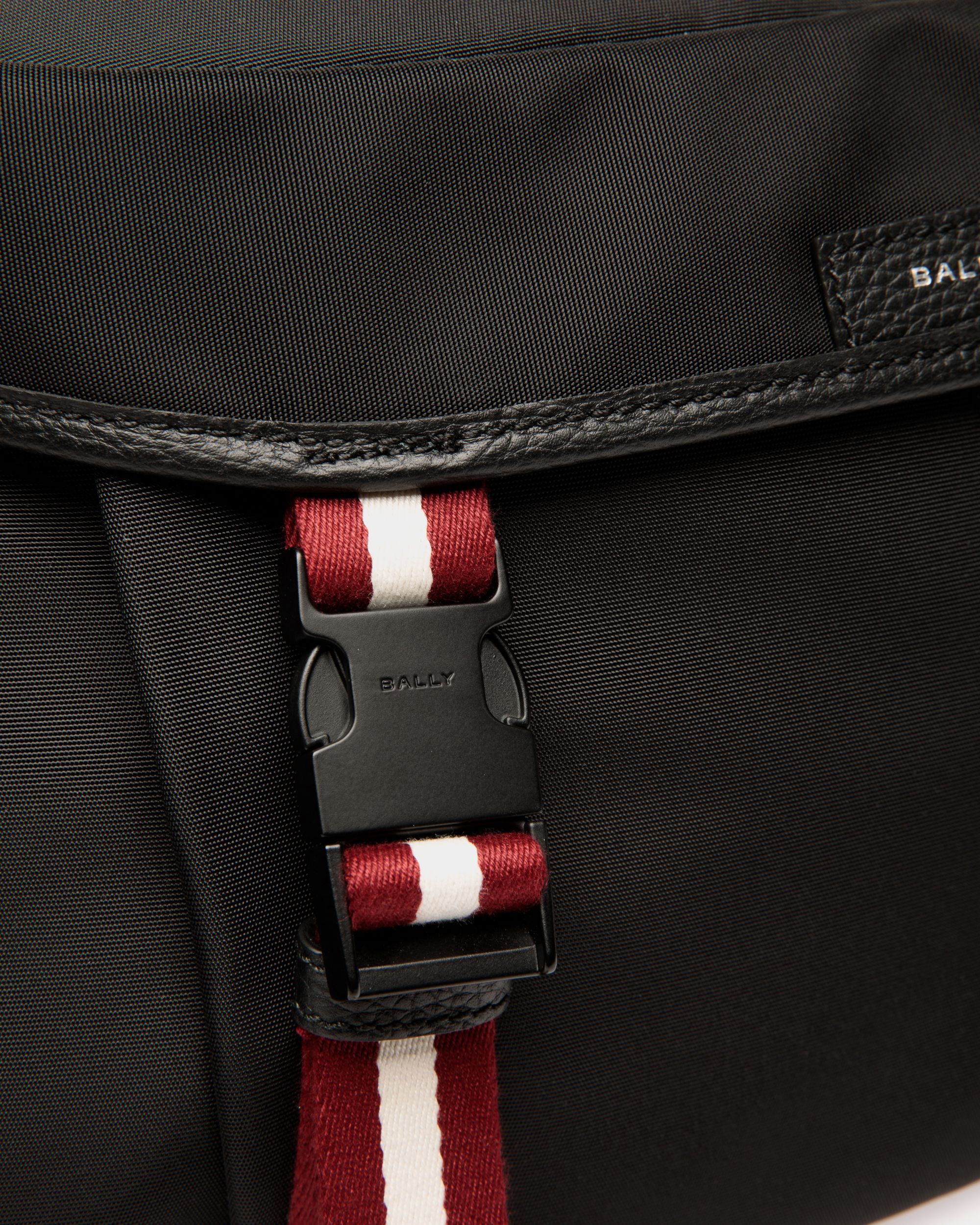 Borsa A Tracolla Code In Nylon Nero - Uomo - Bally - 04