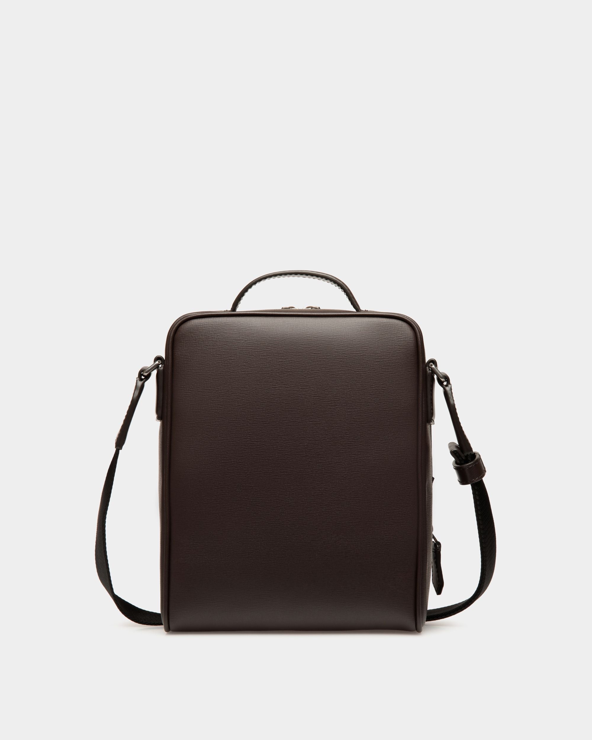 Mythos Crossbody Bag in Ebano Recycled Leather - Men's - Bally - 02