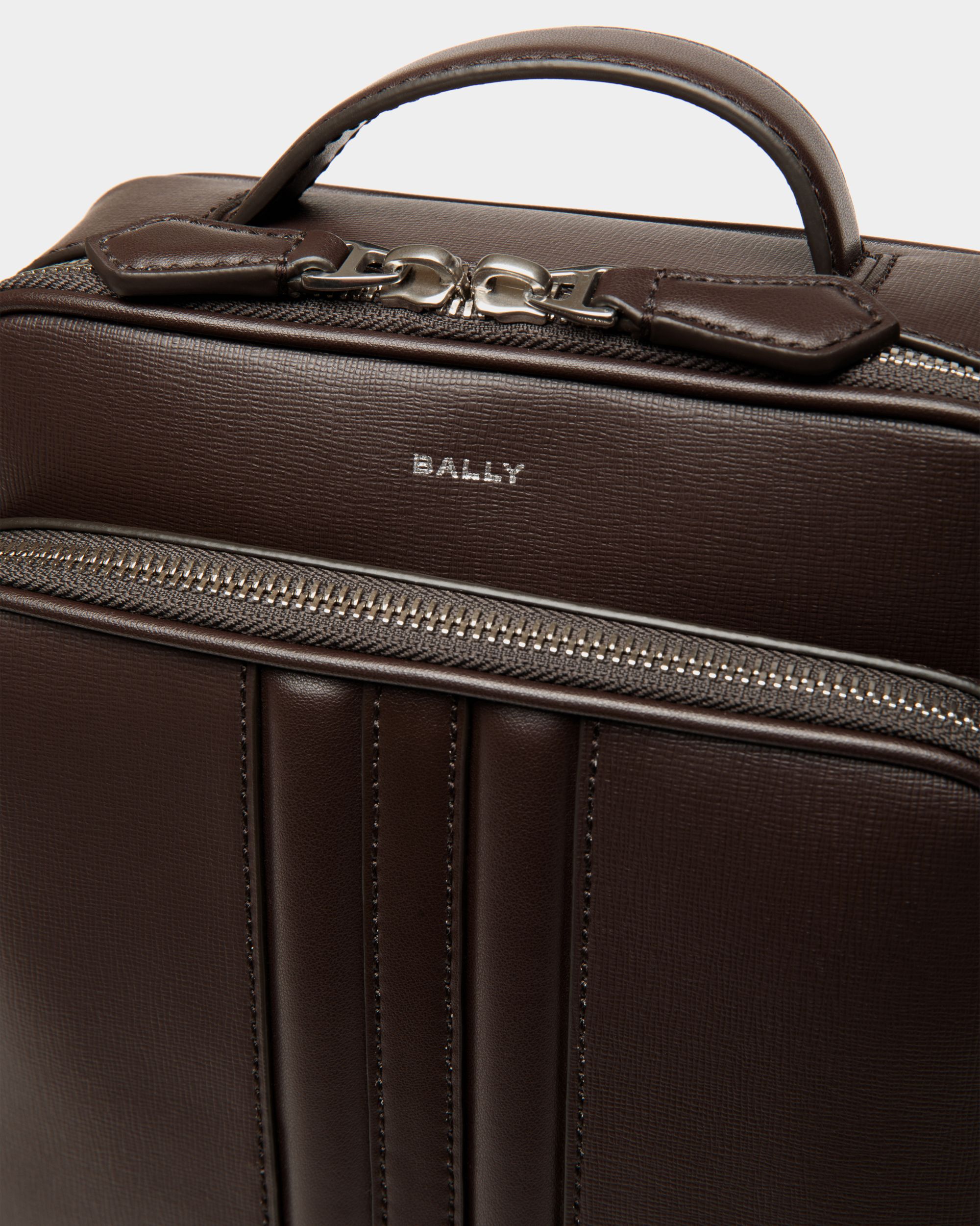 Mythos Umhängetasche Aus Recyceltem Leder In Ebenholzschwarz - Homme - Bally - 05