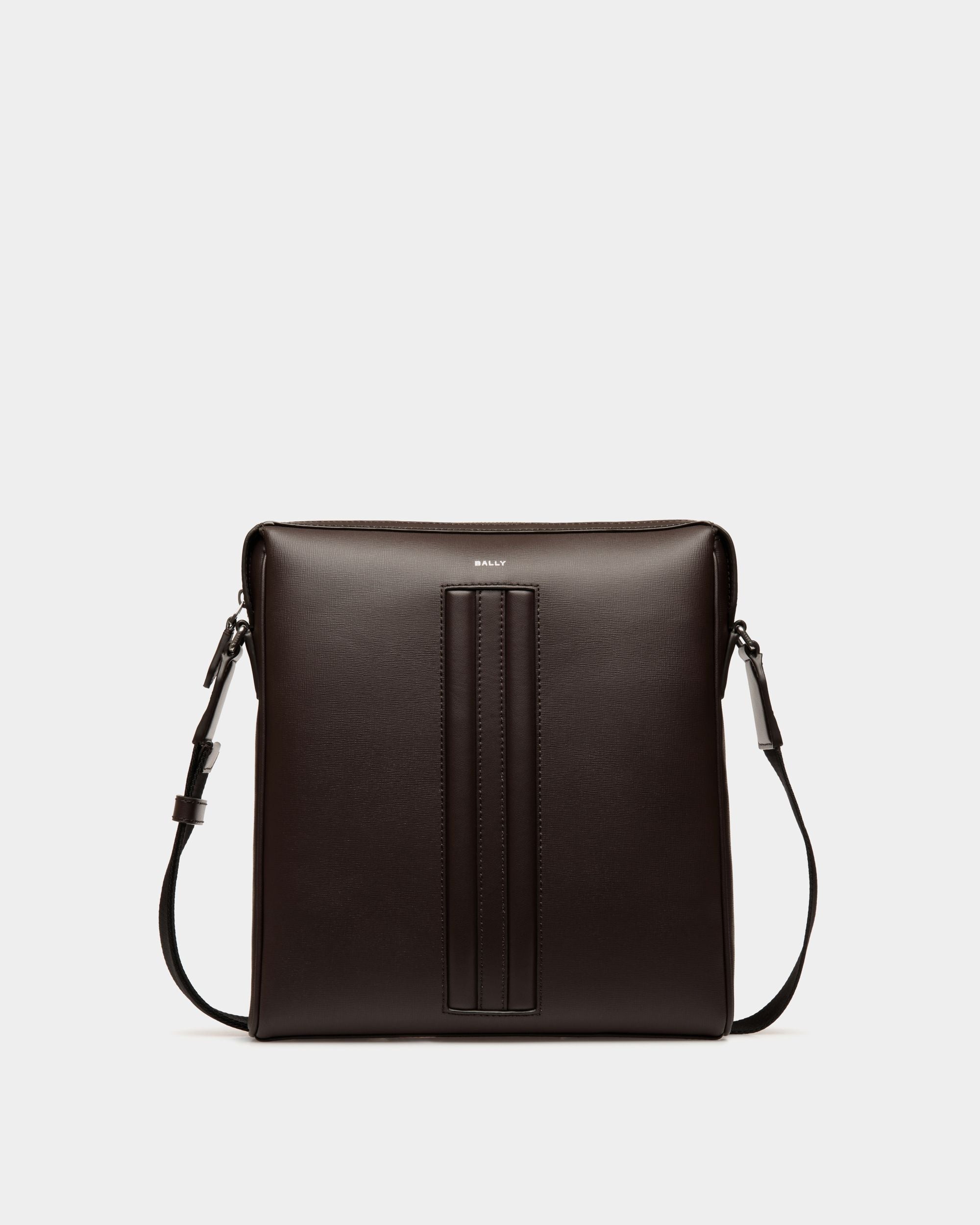 Mythos Umhängetasche Aus Recyceltem Leder In Ebenholzschwarz - Uomo - Bally - 01