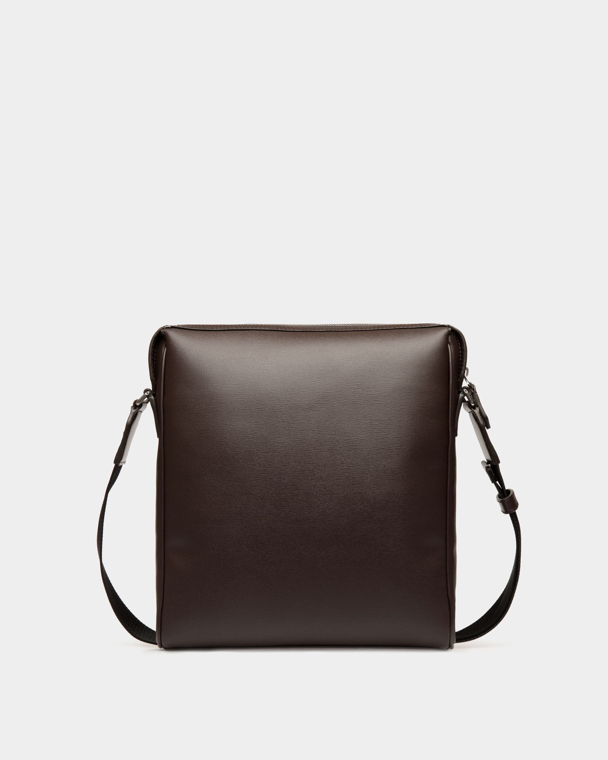 Mythos Crossbody Bag in Ebano Recycled Leather - Men's - Bally - 02