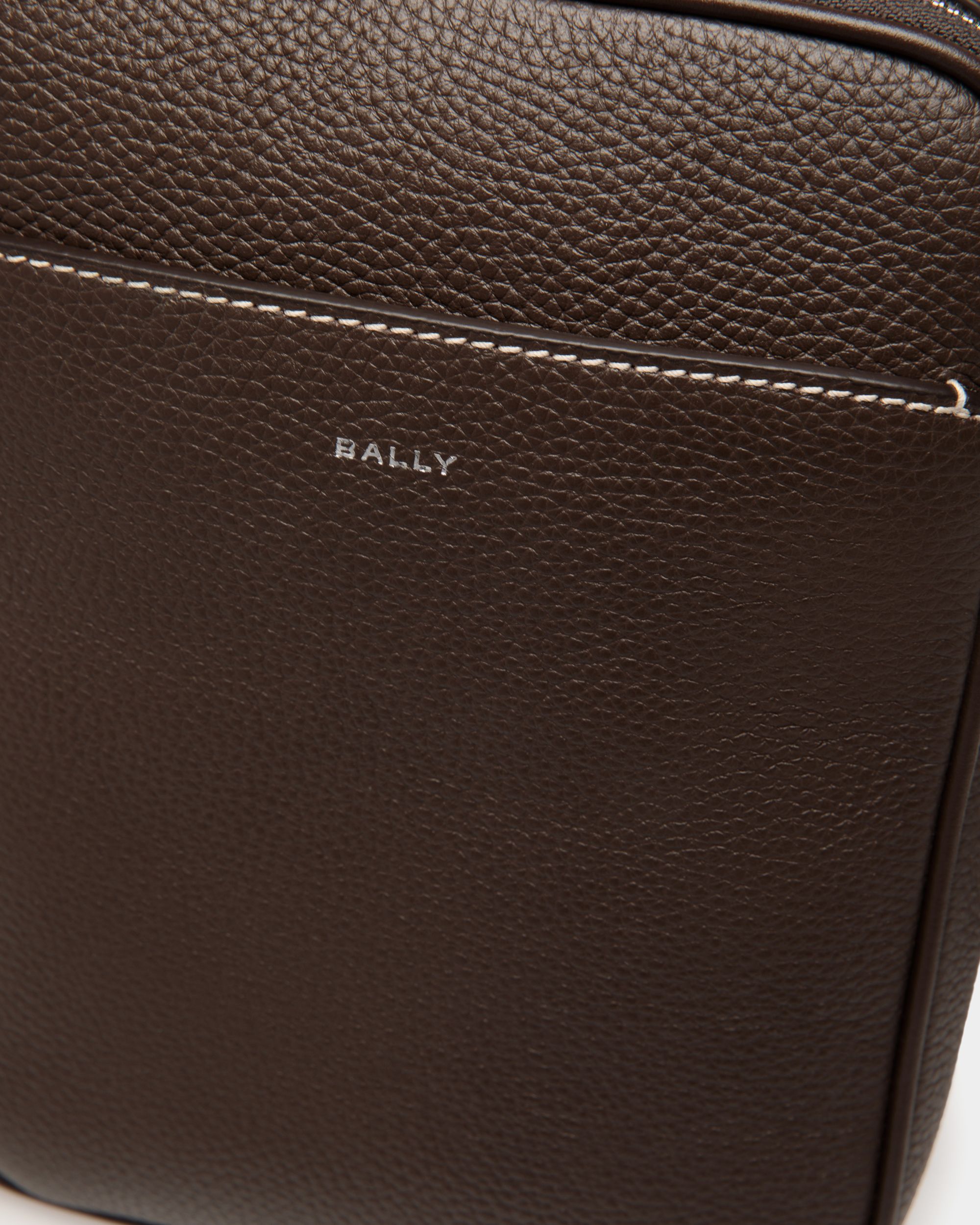 Borsa A Tracolla Oeden In Pelle Color Ebano - Uomo - Bally - 05