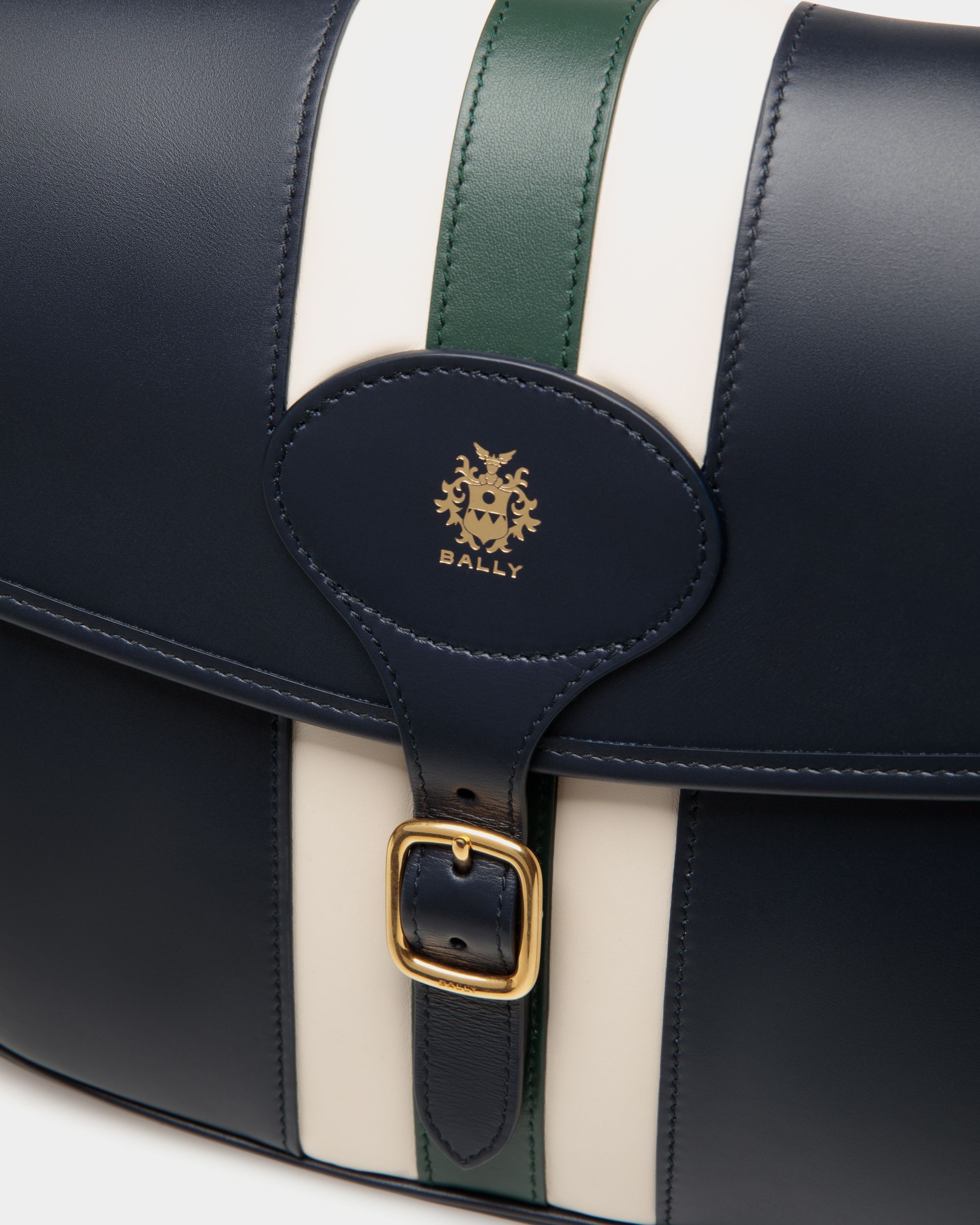 Sac À Bandoulière Bally By YK Jeong En Cuir Navy Blue - Homme - Bally - 04
