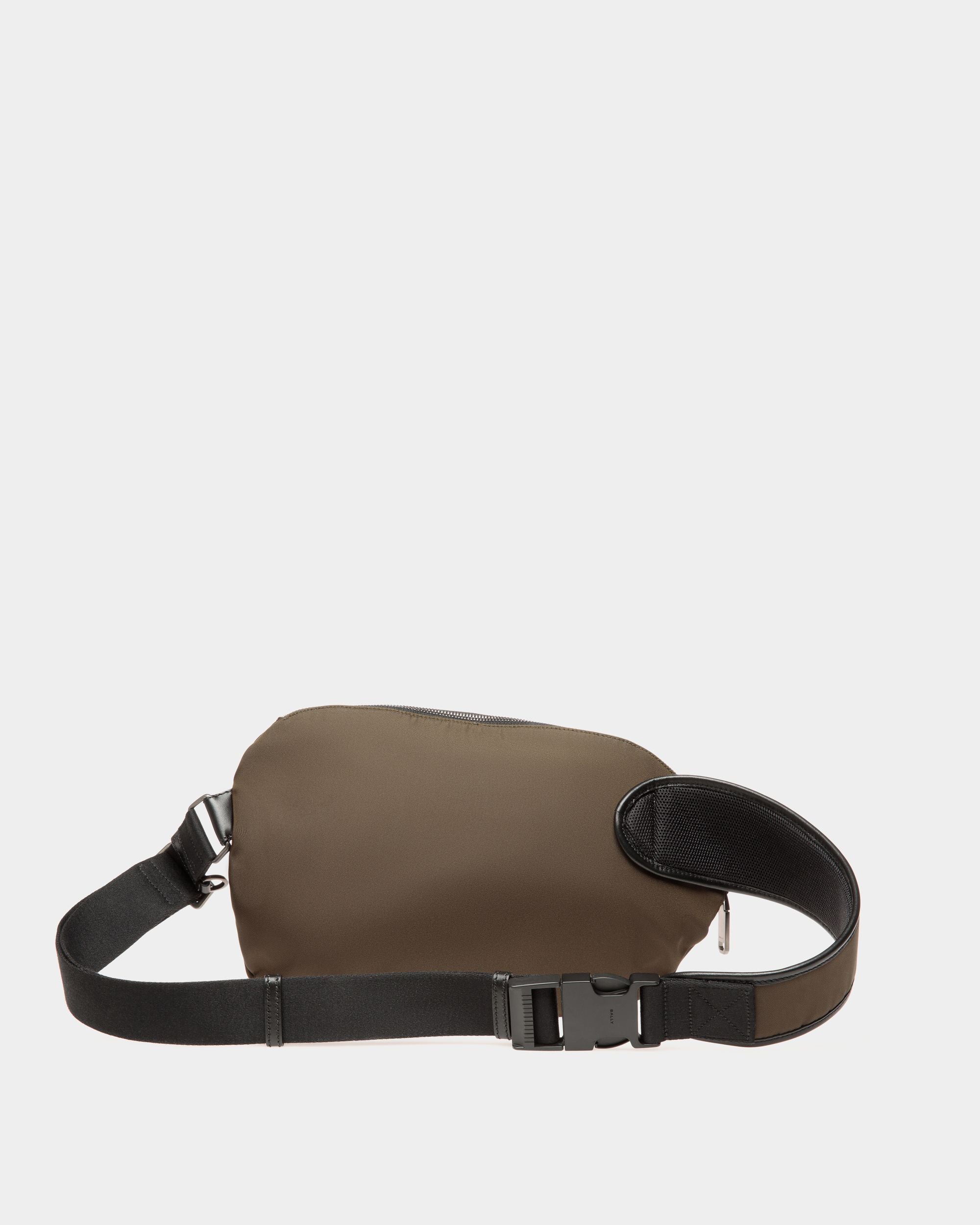 Sac À Bandoulière Collection Voyage Adrien Brody En Nylon Military Green - Homme - Bally - 03