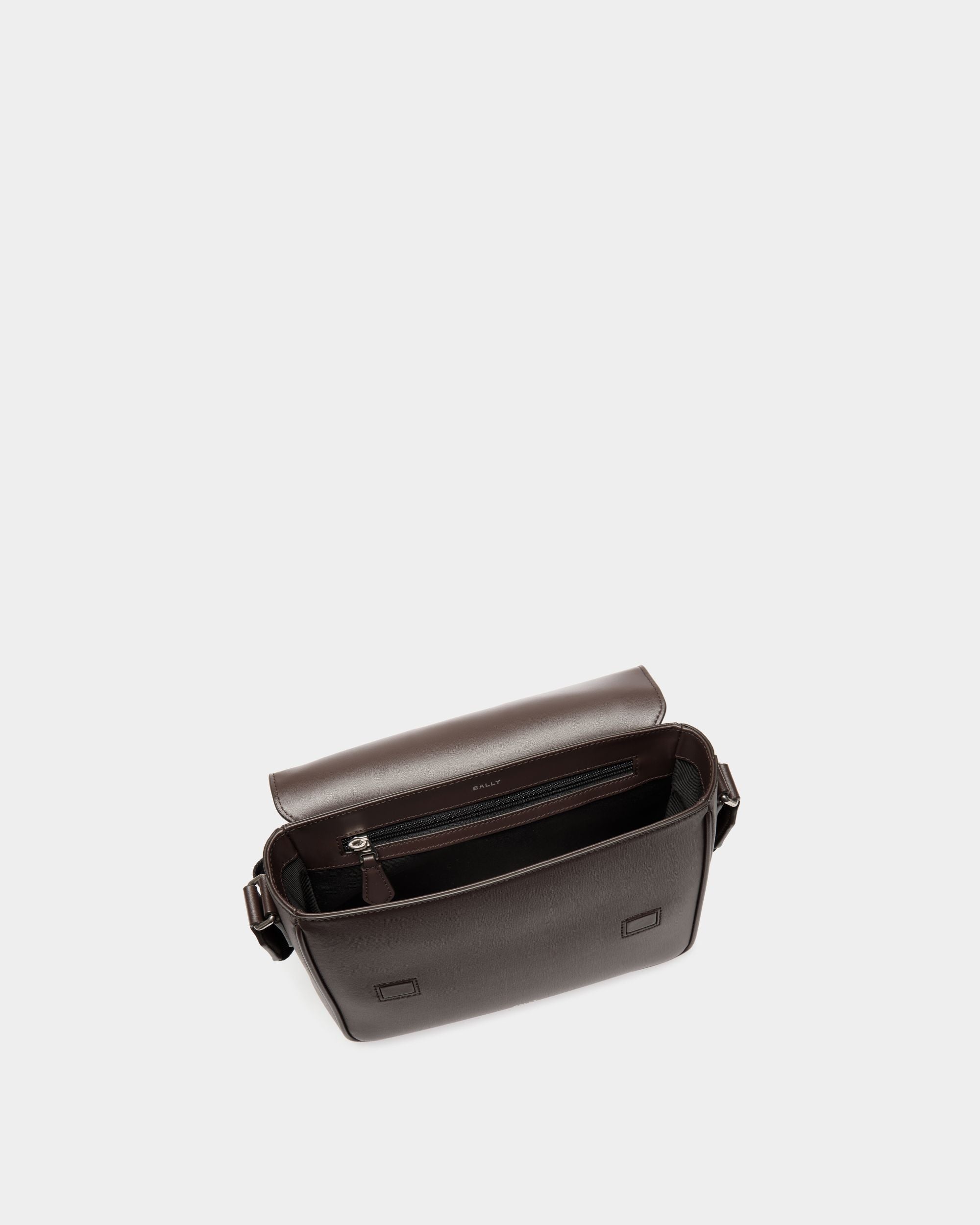 Mythos Umhängetasche Aus Recyceltem Leder In Ebenholzschwarz - Homme - Bally - 04