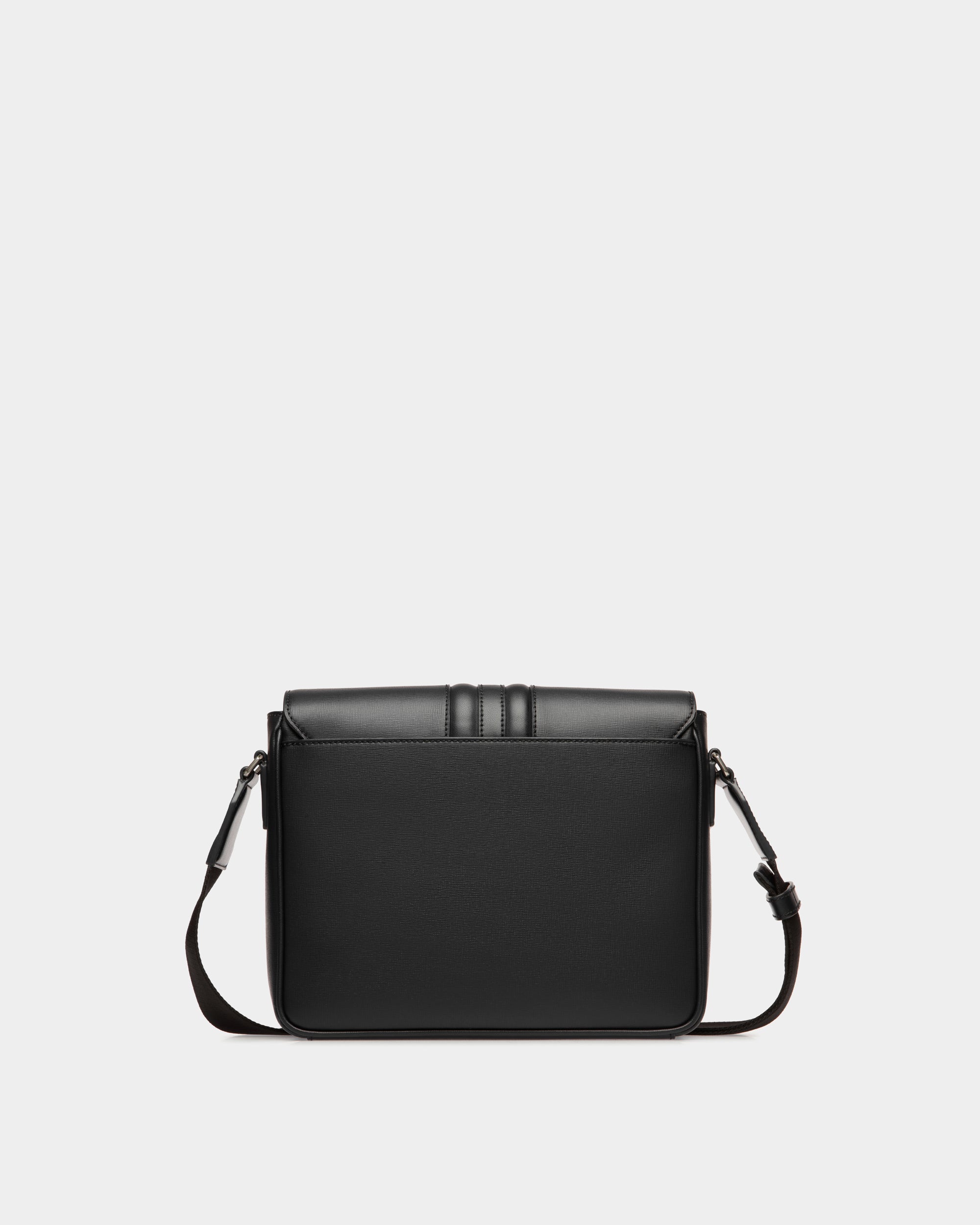 Mythos Crossbody Bag in Black Recycled Leather - Men's - Bally - 03