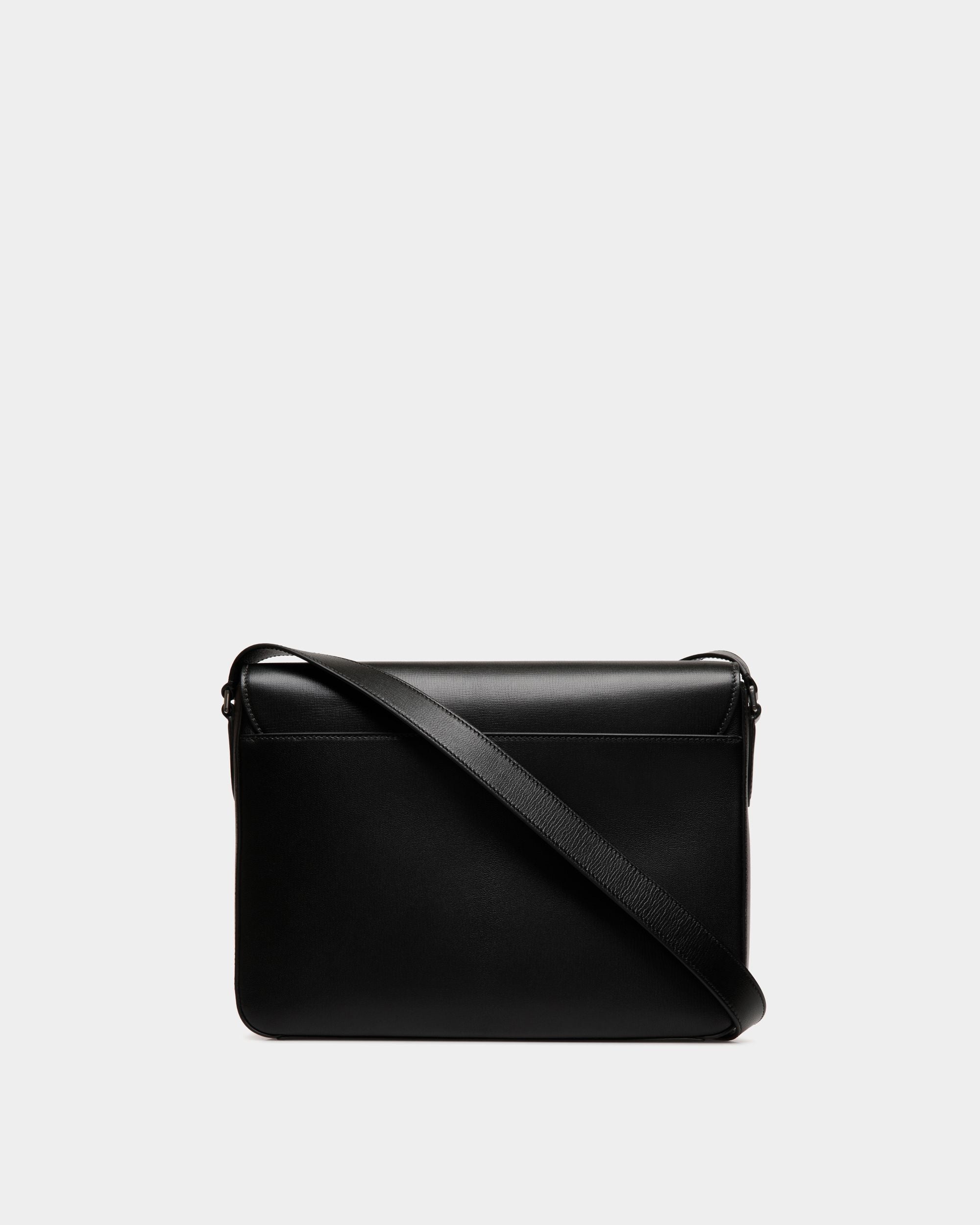 Easy Bally Messenger Bag In Black Leather - Homme - Bally - 02