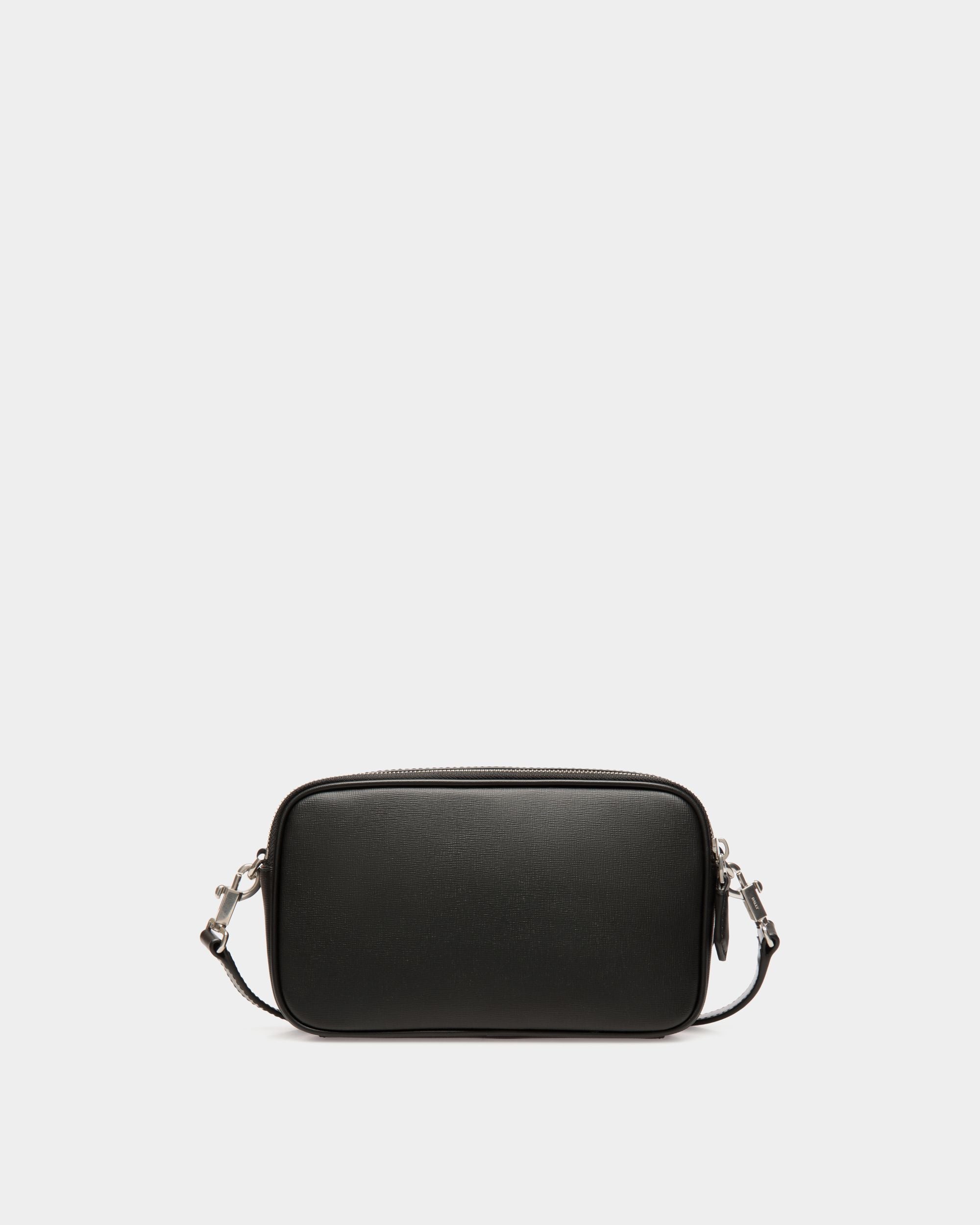 Mythos Crossbody Bag in Black Recycled Leather - Men's - Bally - 03
