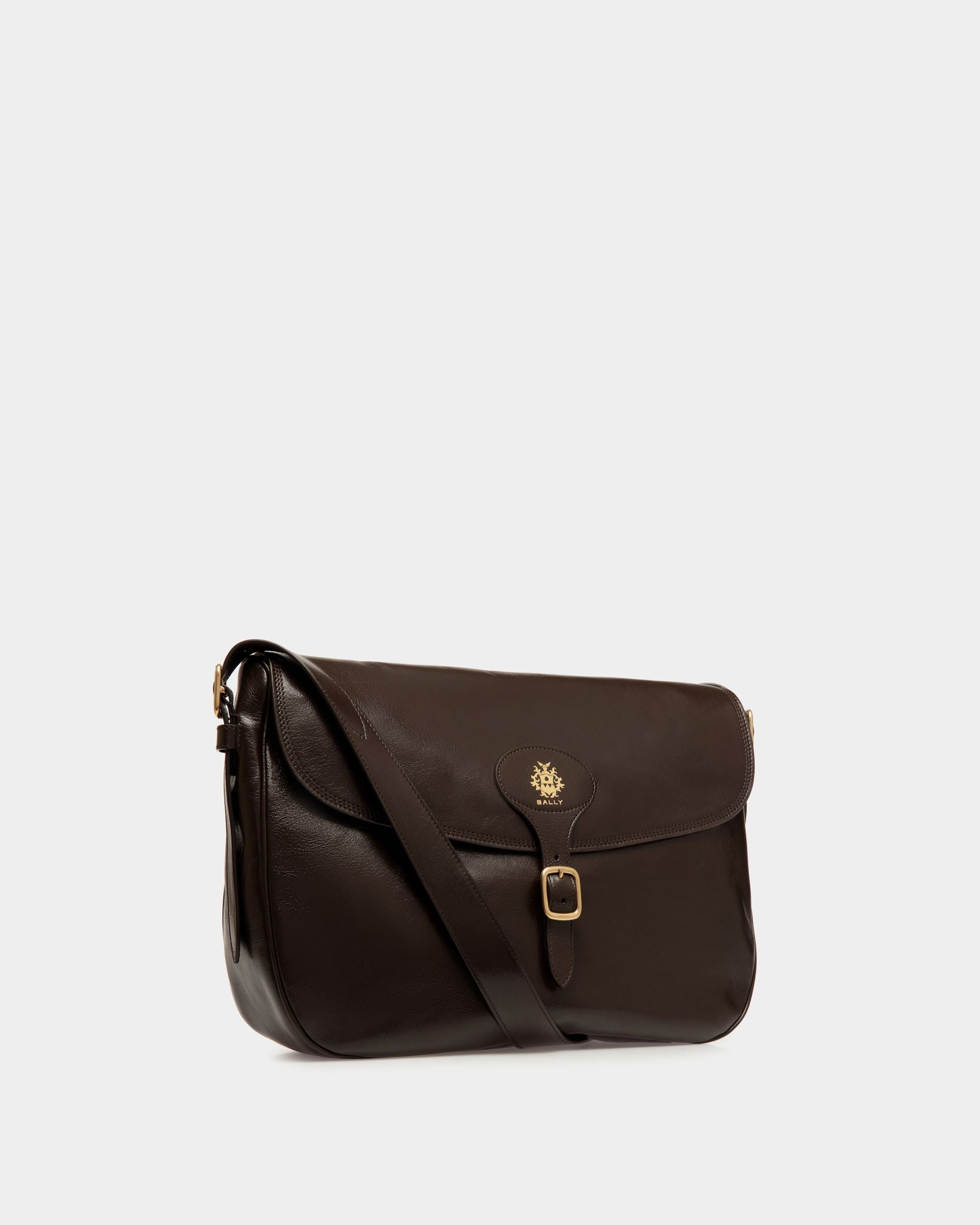 Beckett Crossbody Bag in Ebano Leather - Men's - Bally - 04