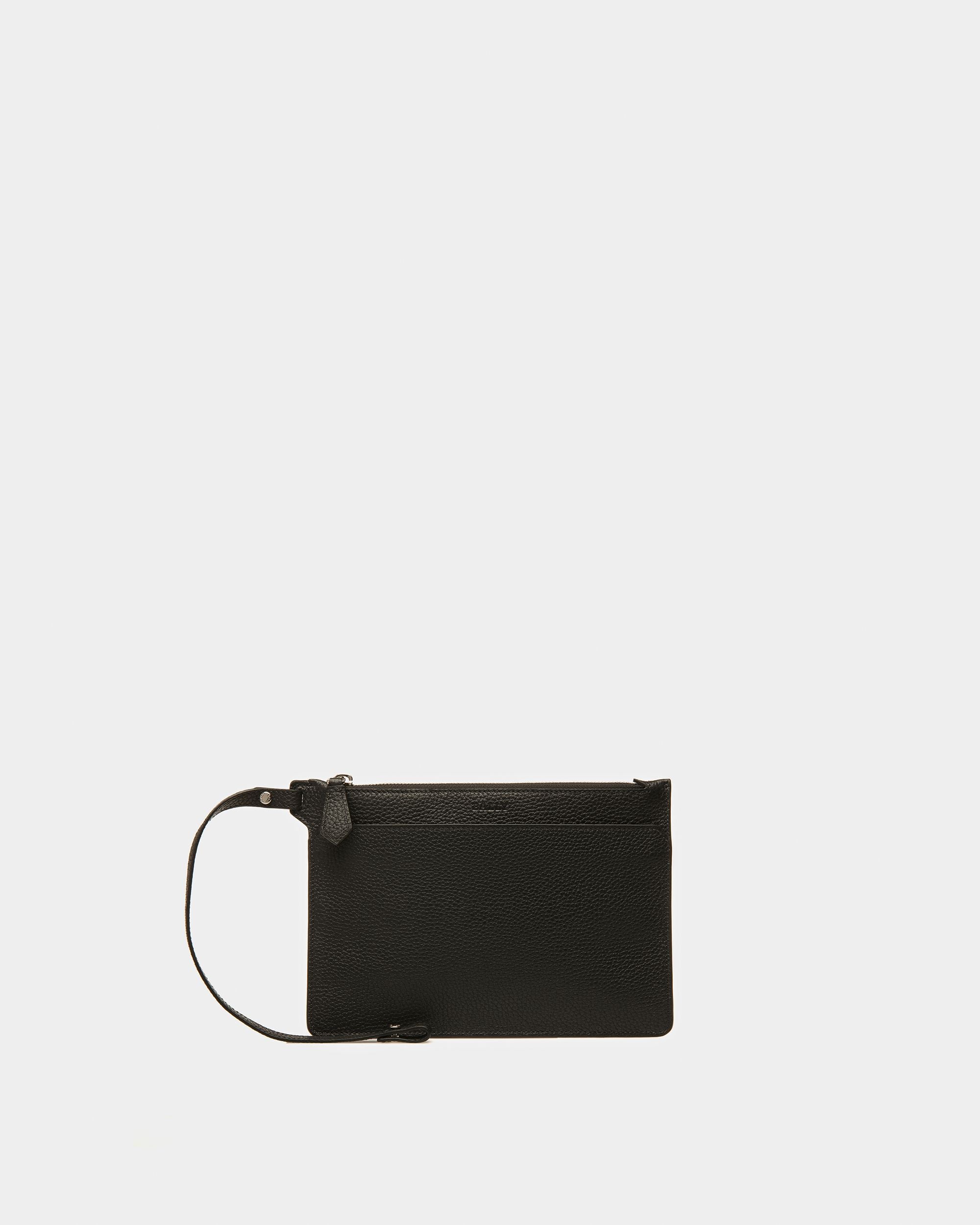 Havid Tote Bag In Pelle Nera E Grigio Chiaro - Uomo - Bally - 09