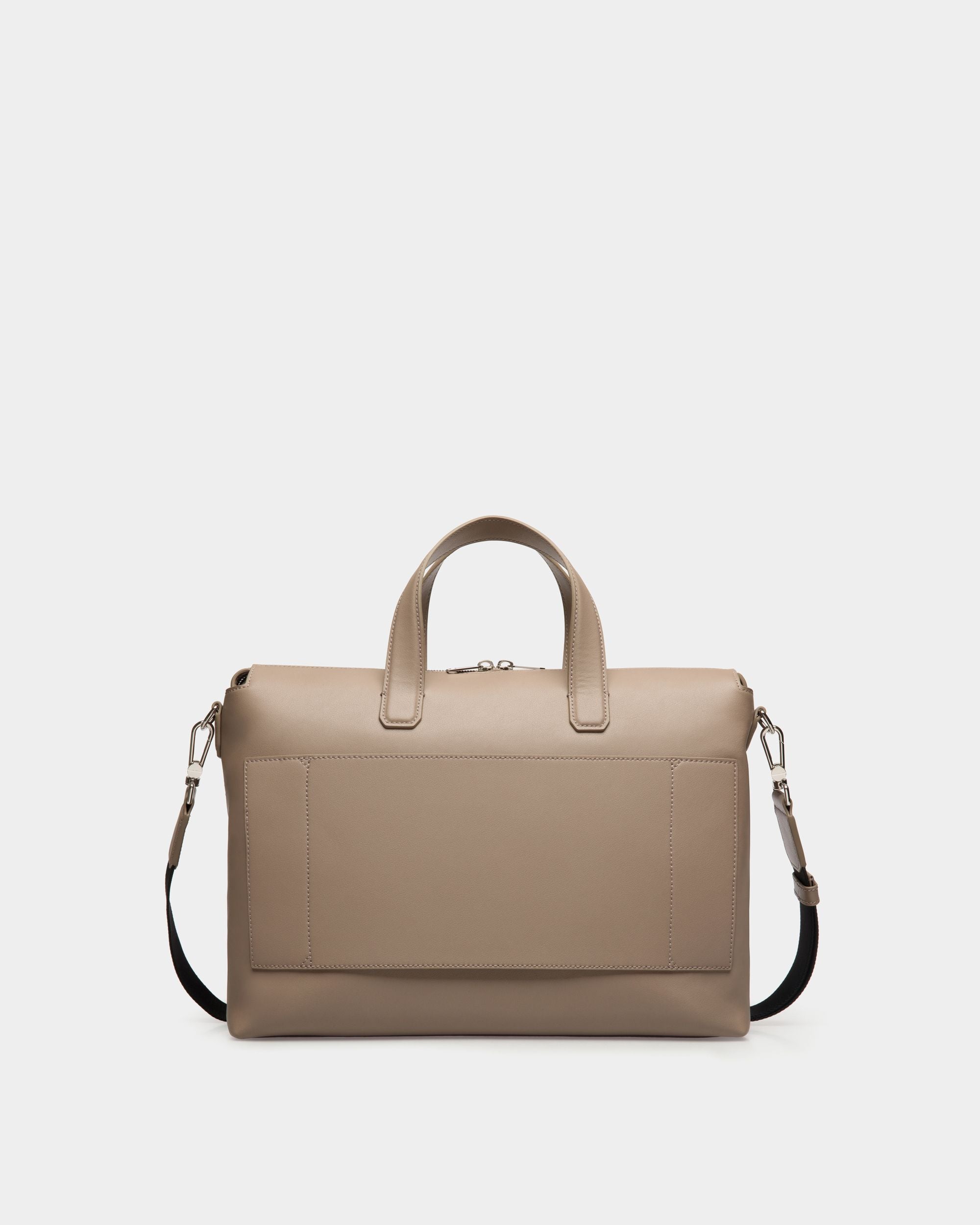 Business Bag In Grey Leather - Herren - Bally - 02
